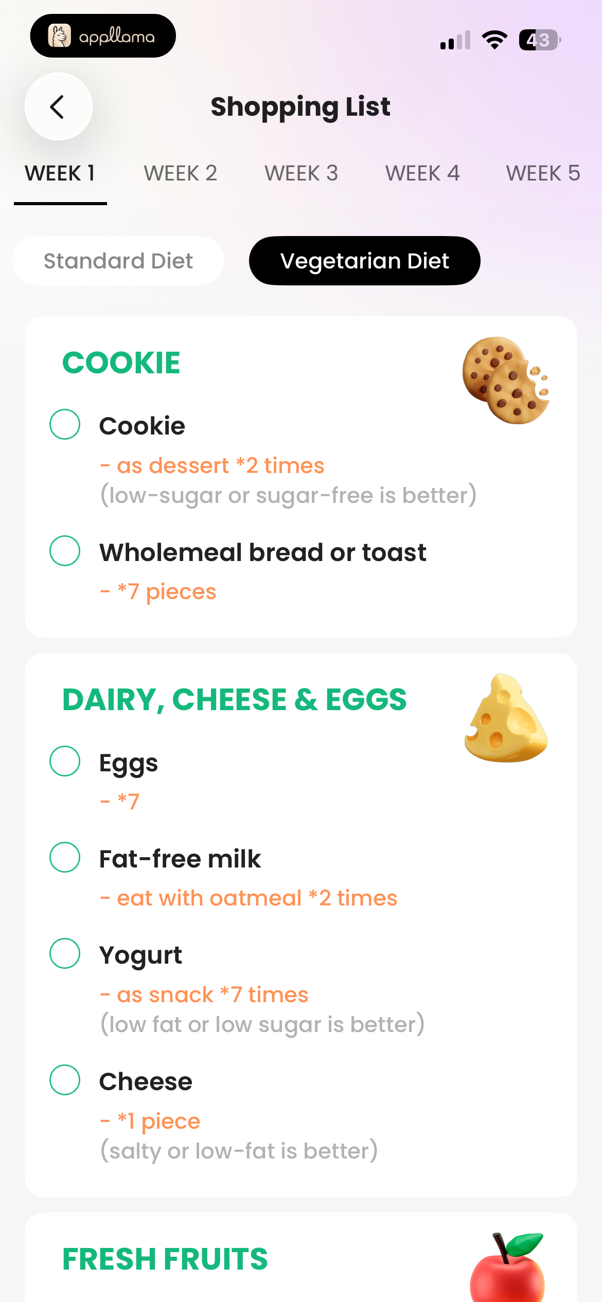 Food Preferences
