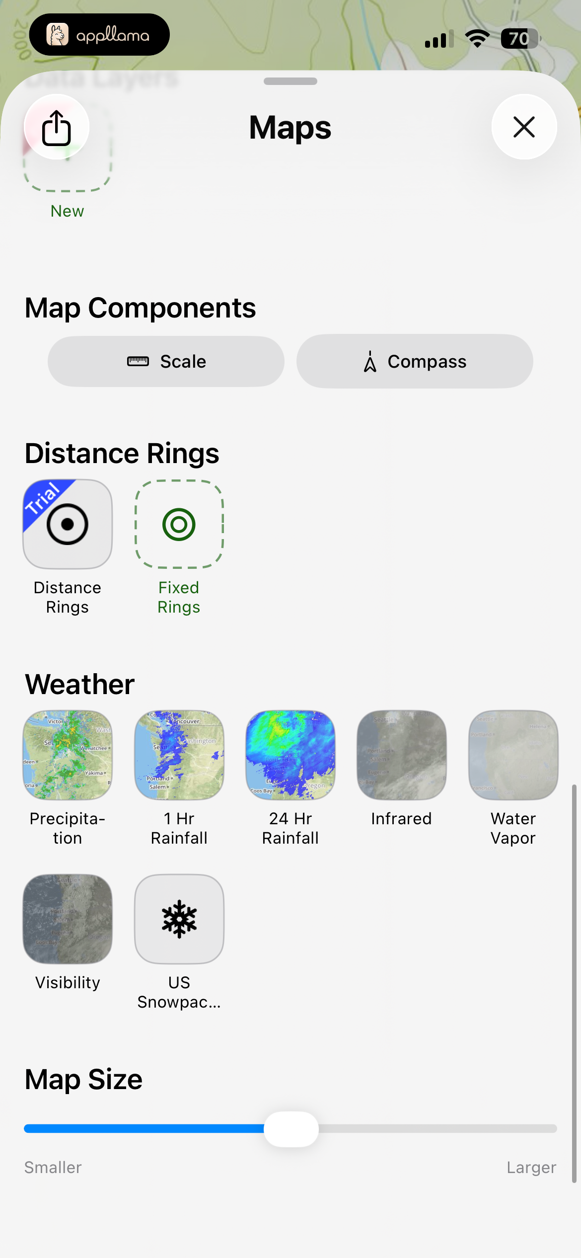 Maps Panel - Advanced