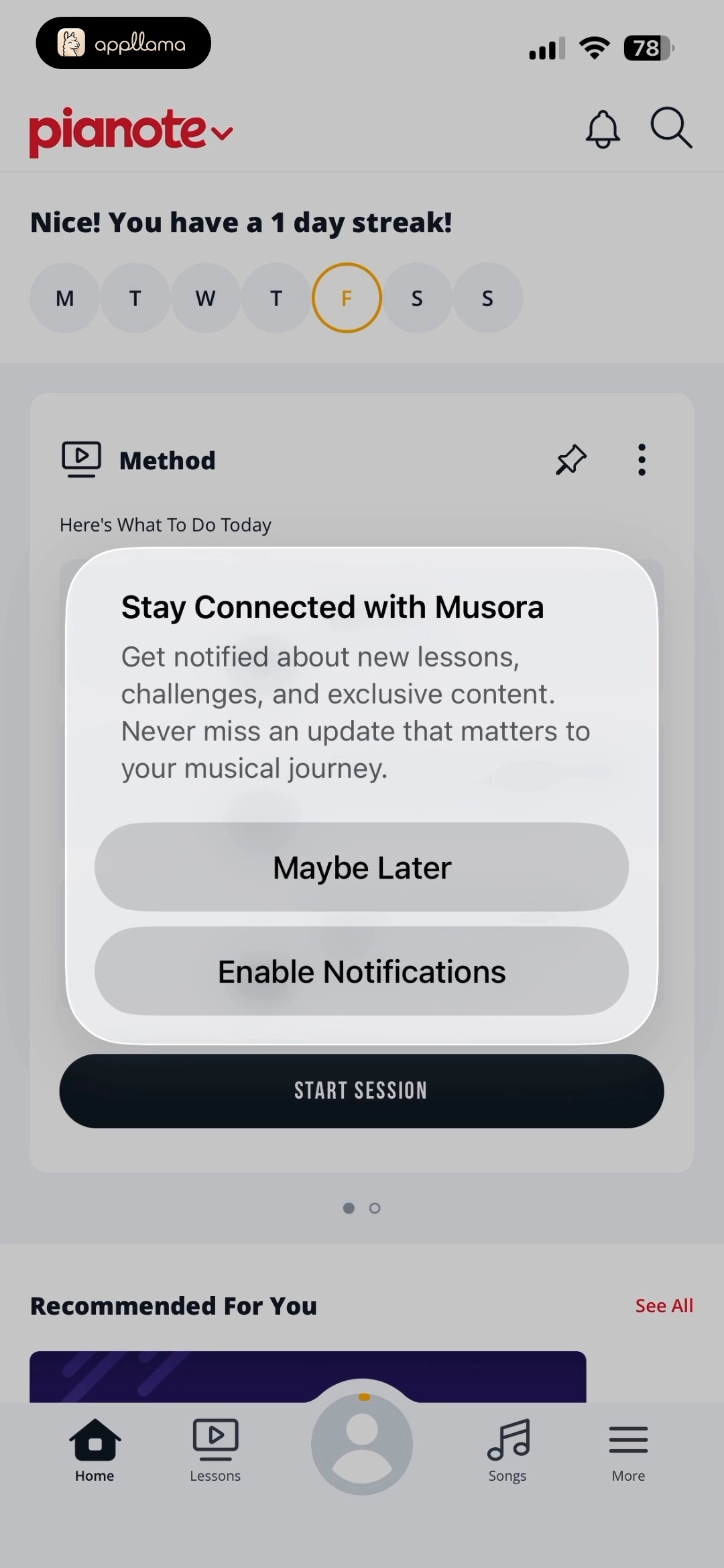 Notification Pre-Prompt