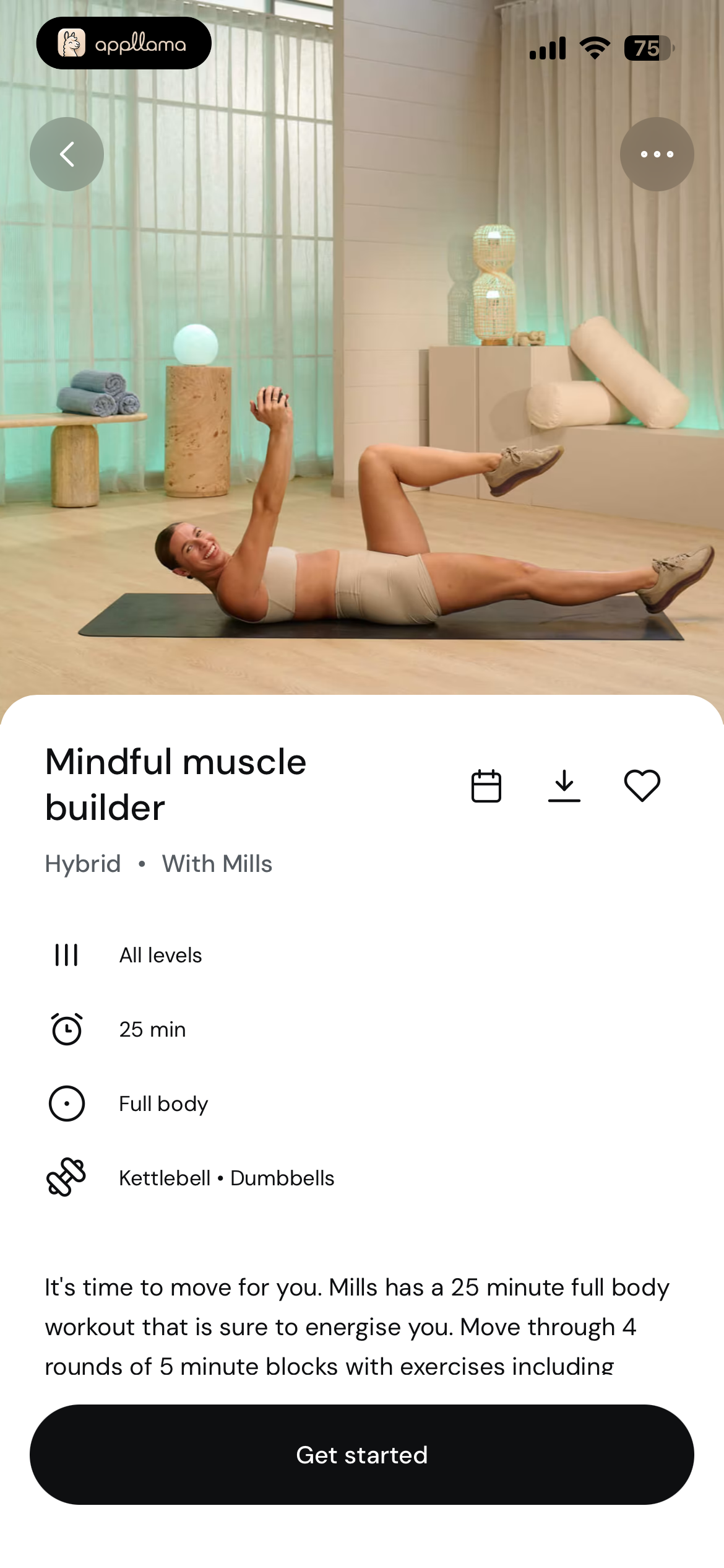 Workout Detail