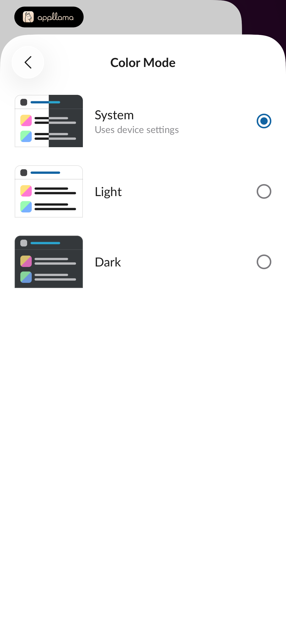 Color Mode