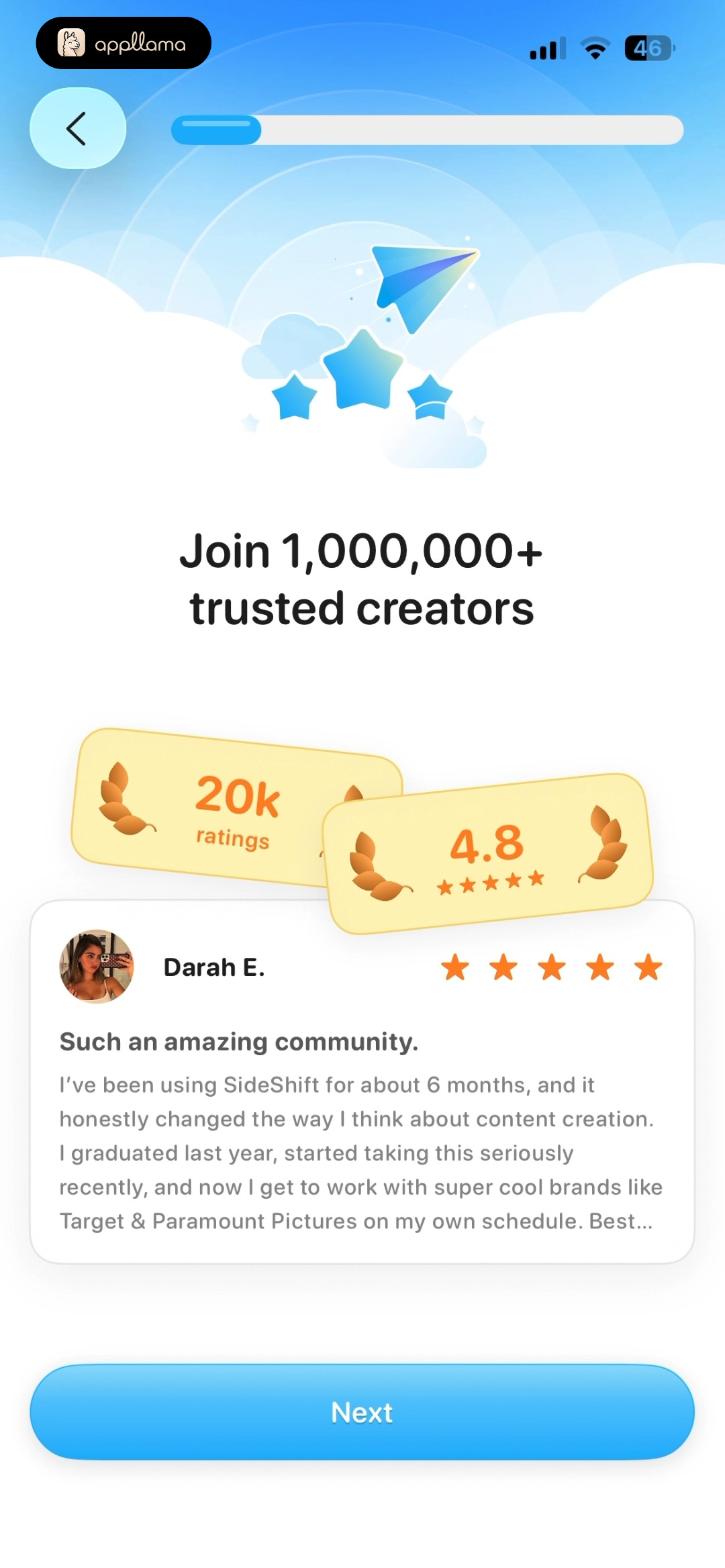 Creator Social Proof