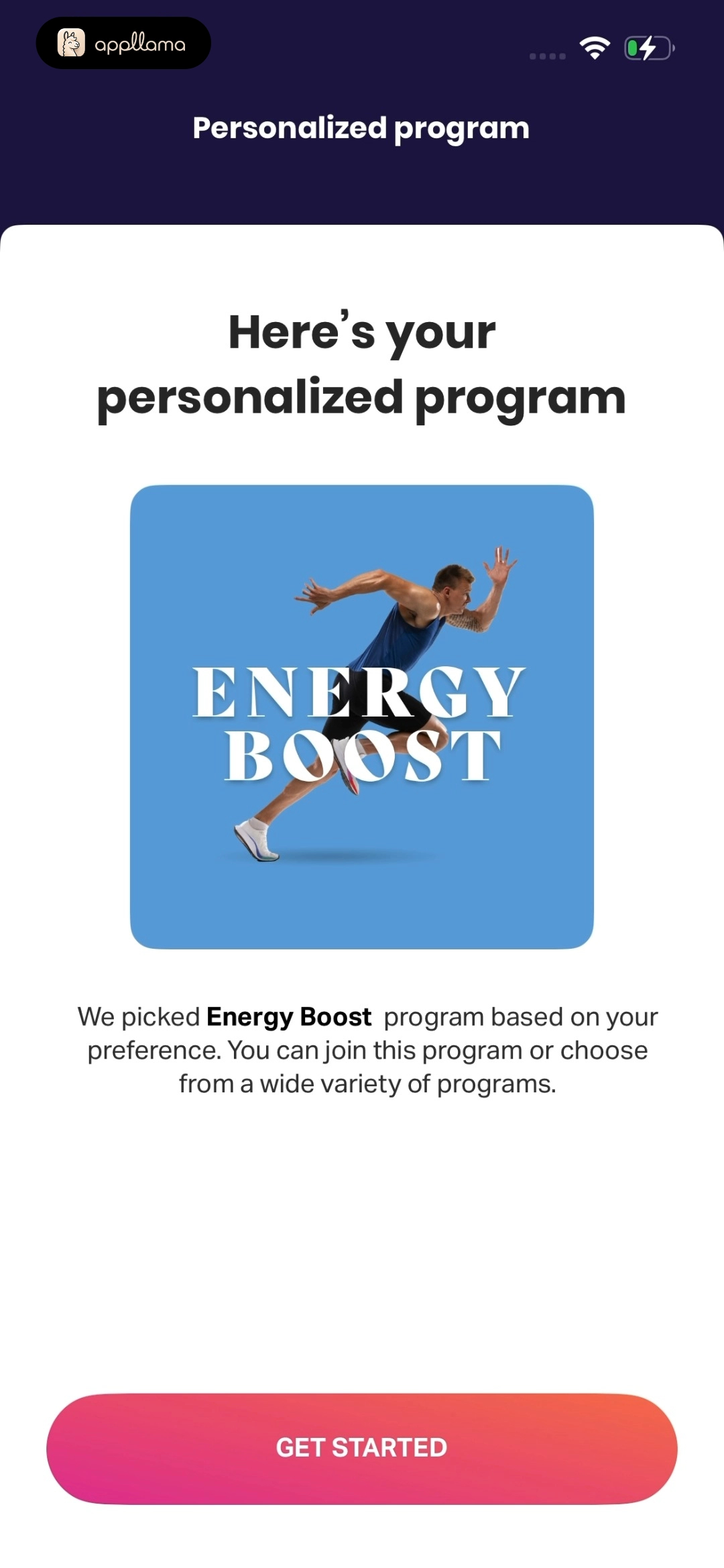 Program Recommendation