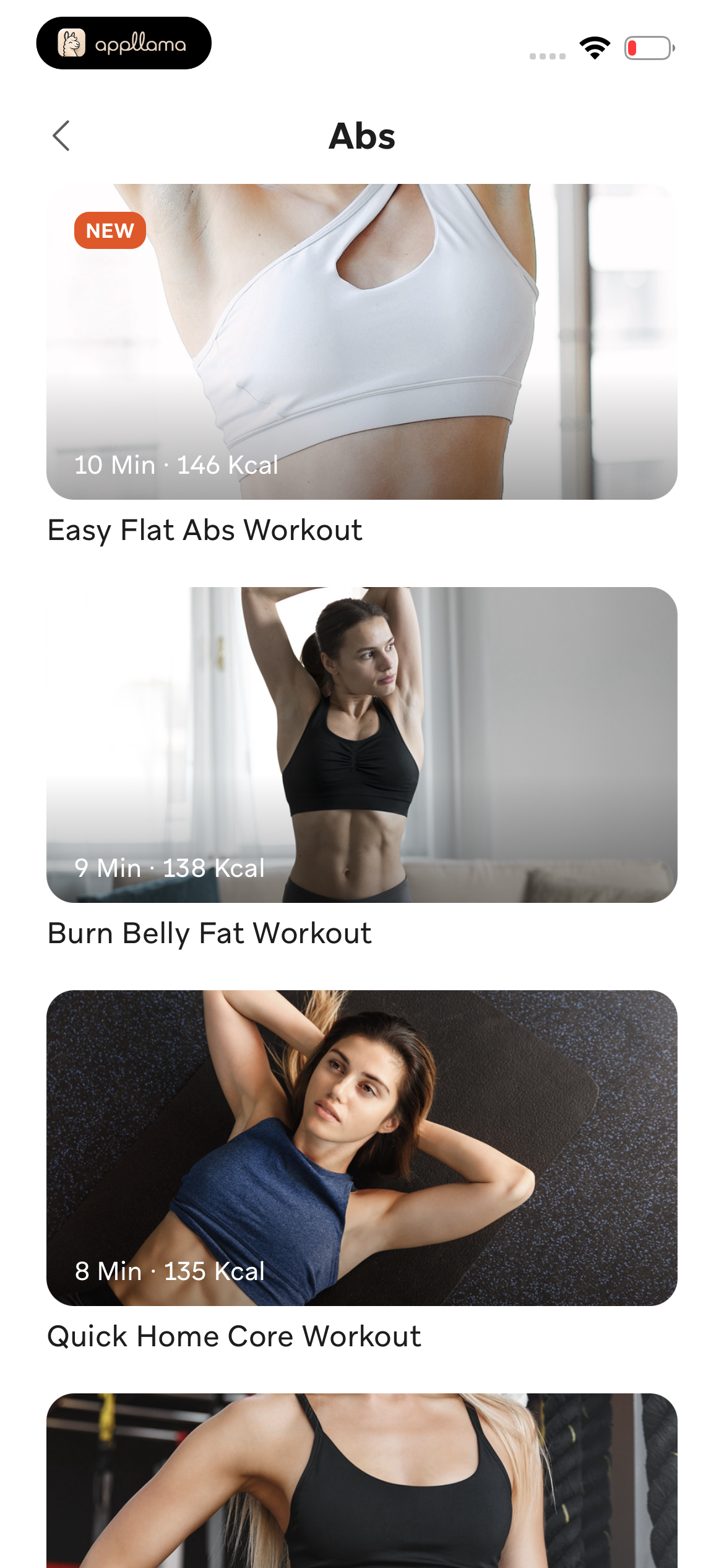 Abs Workout Library