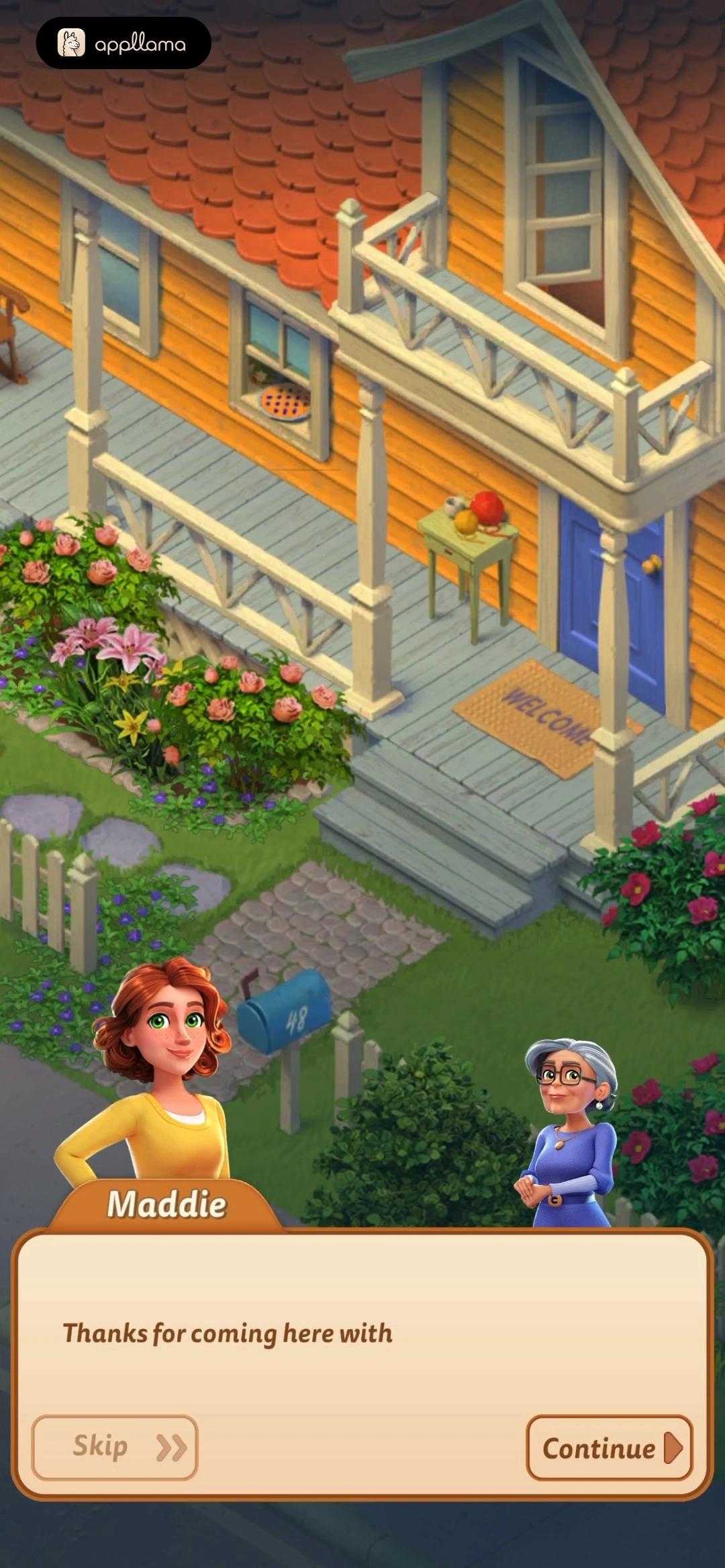 Mansion Arrival Dialogue