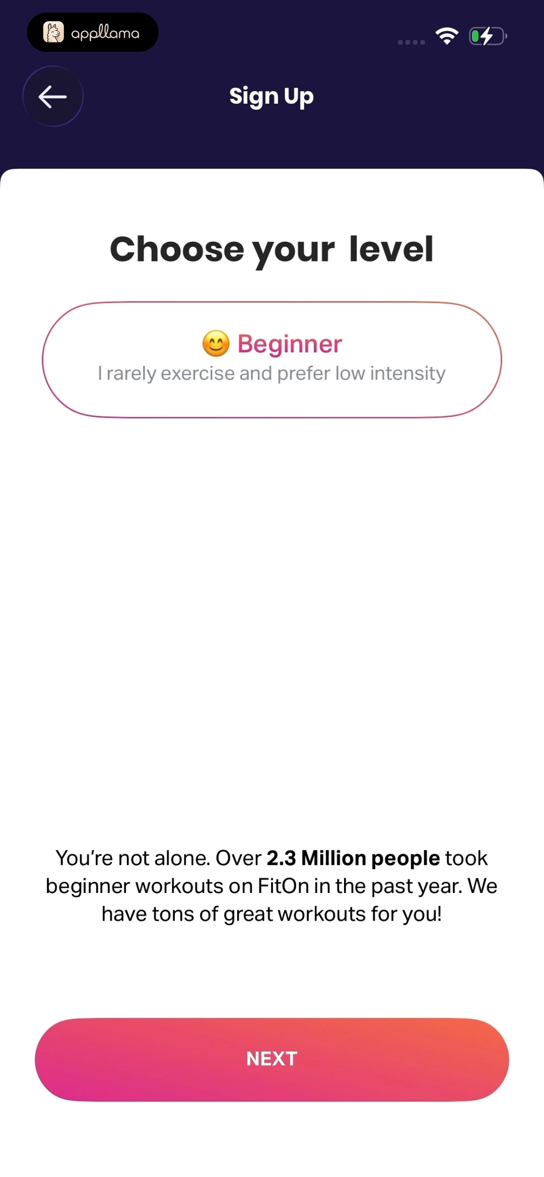 Level Confirmation