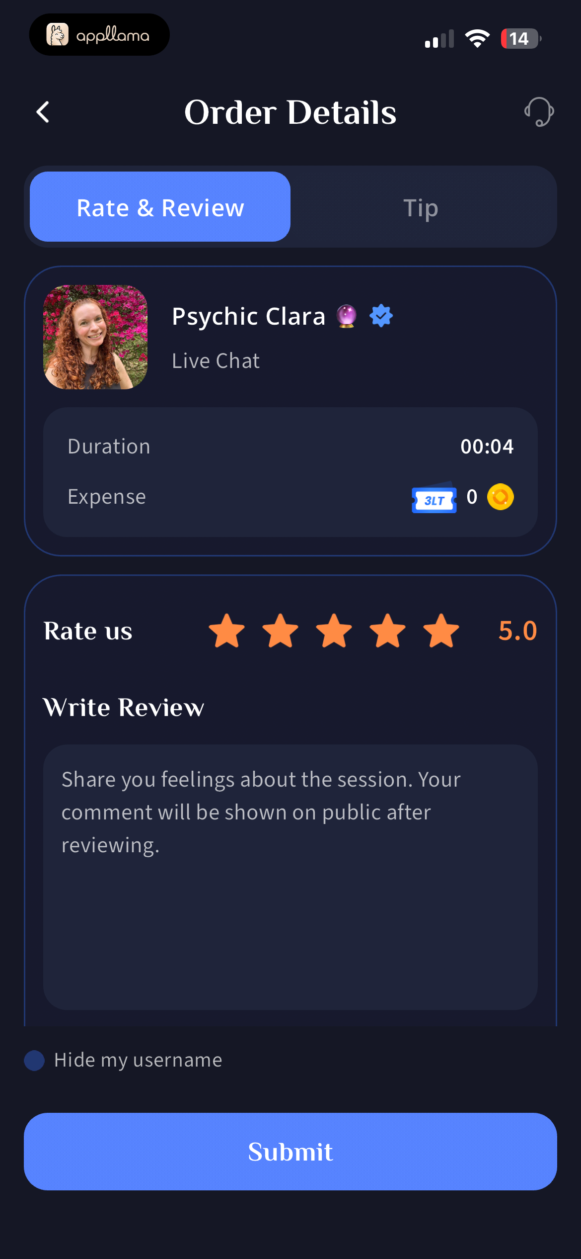 Order Review