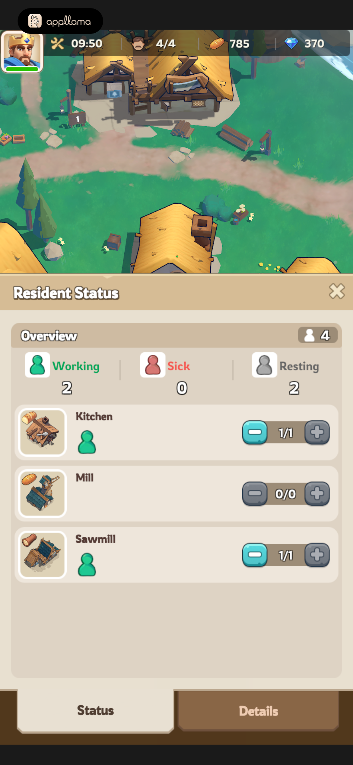 Resident Status Management