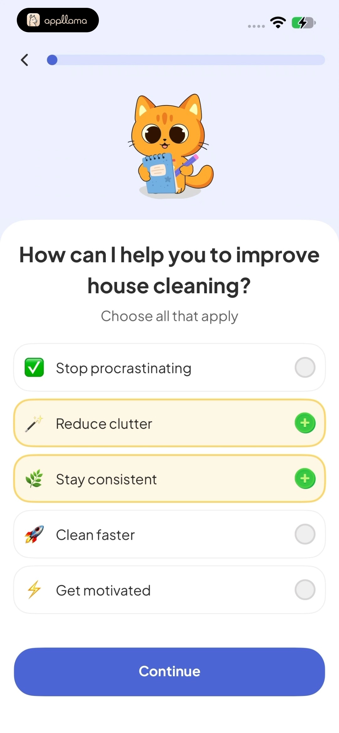 Chillio: Life Planner screens, onboarding and paywall | Appllama