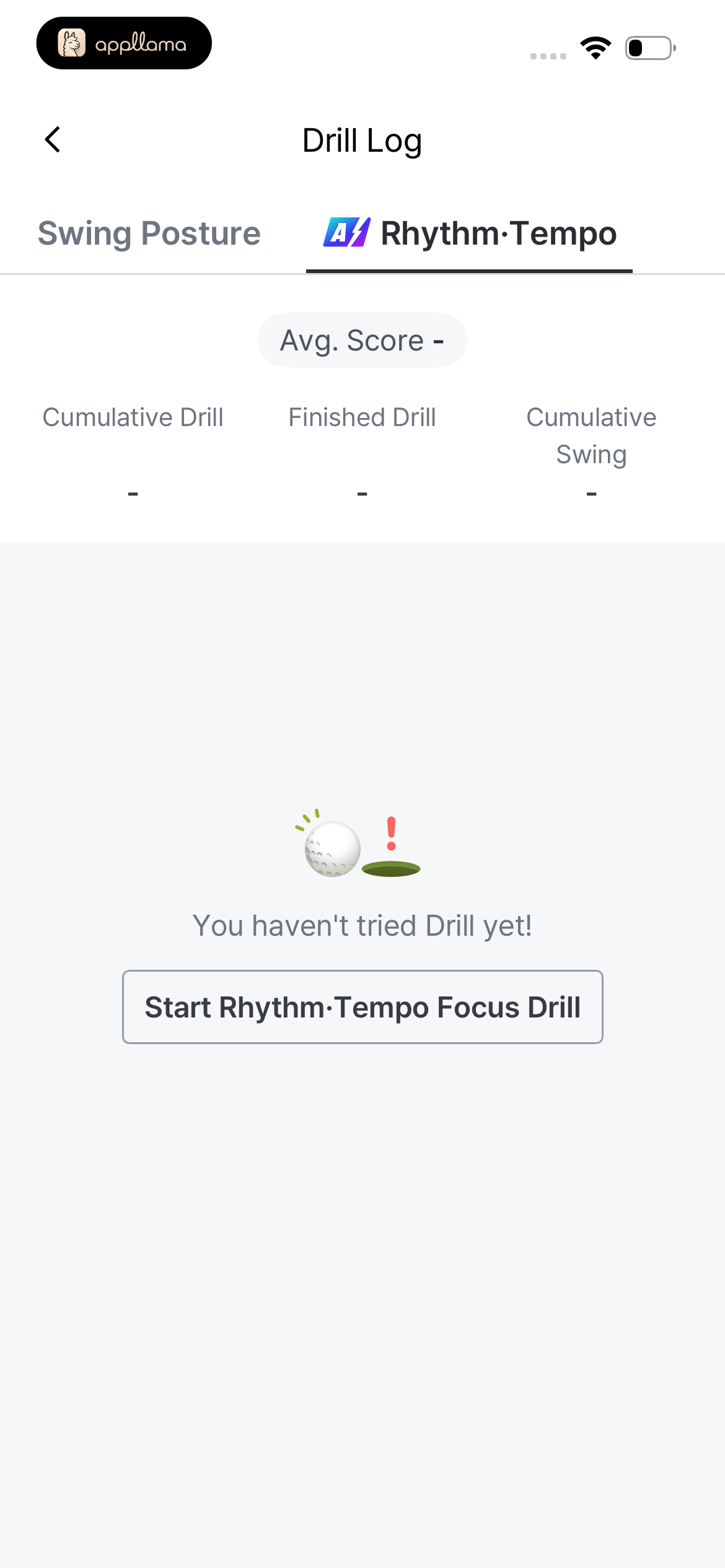 Rhythm Tempo Drill Log