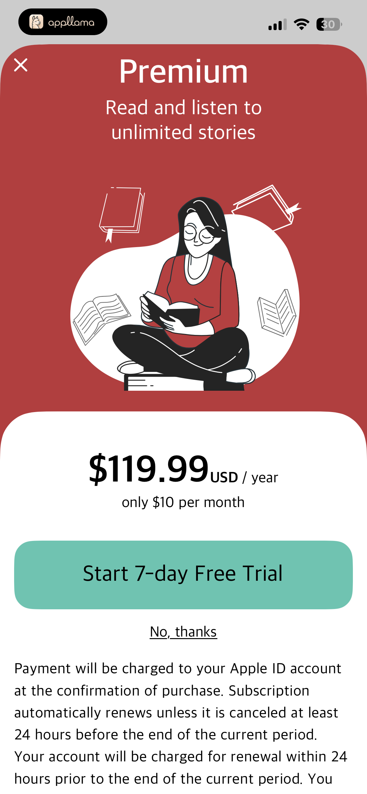 Subscription Offer