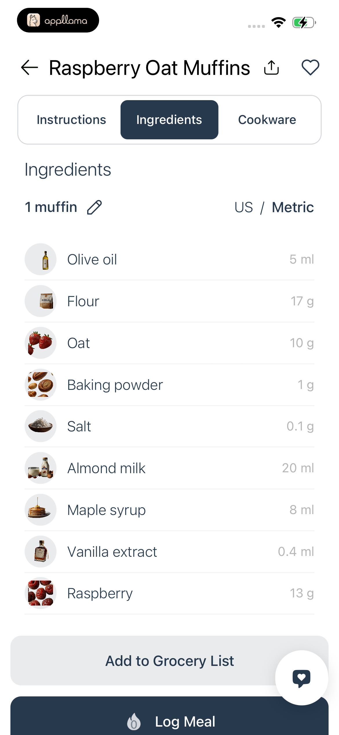 Recipe Ingredients