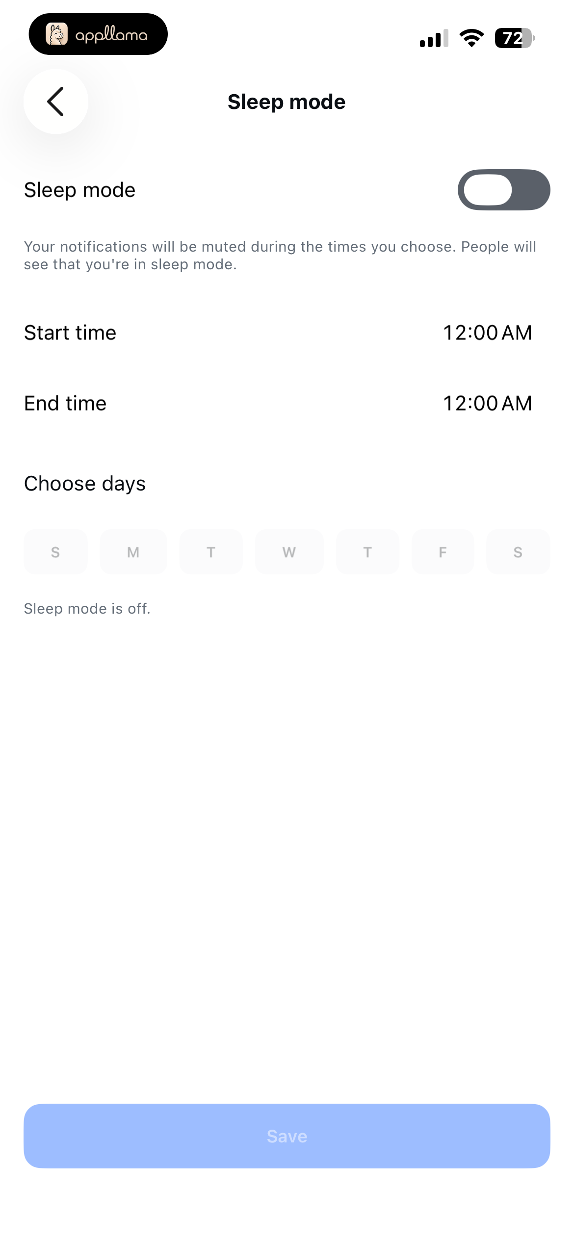 Sleep Mode