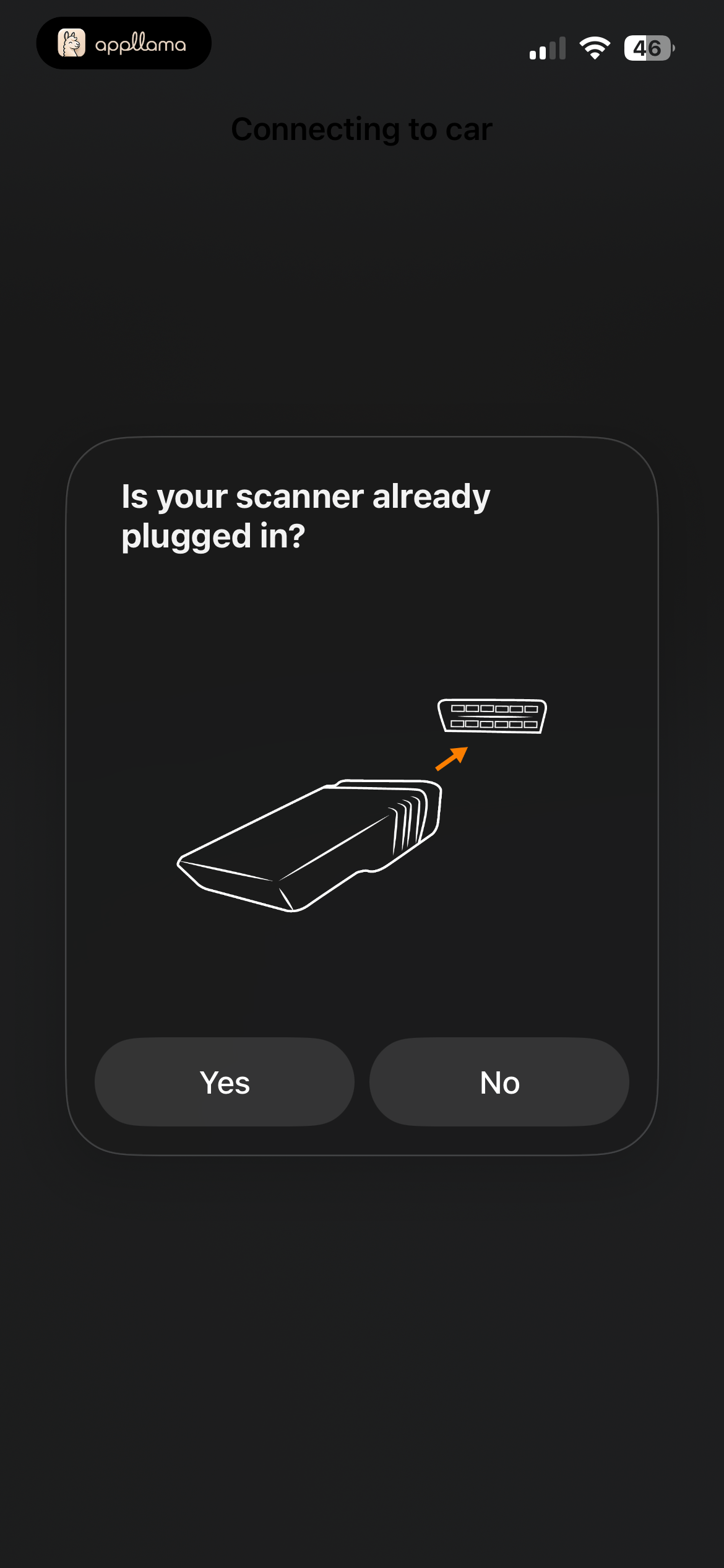 Scanner Plugged In