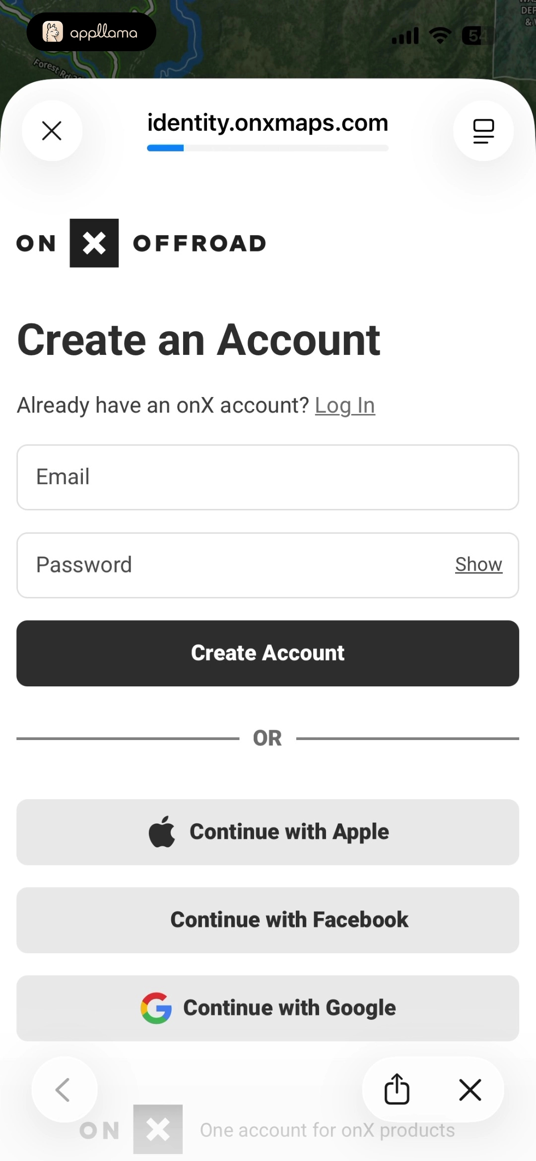 Create Account