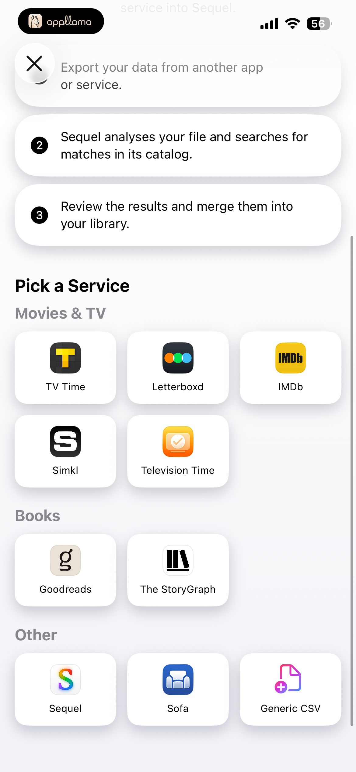 Service Picker