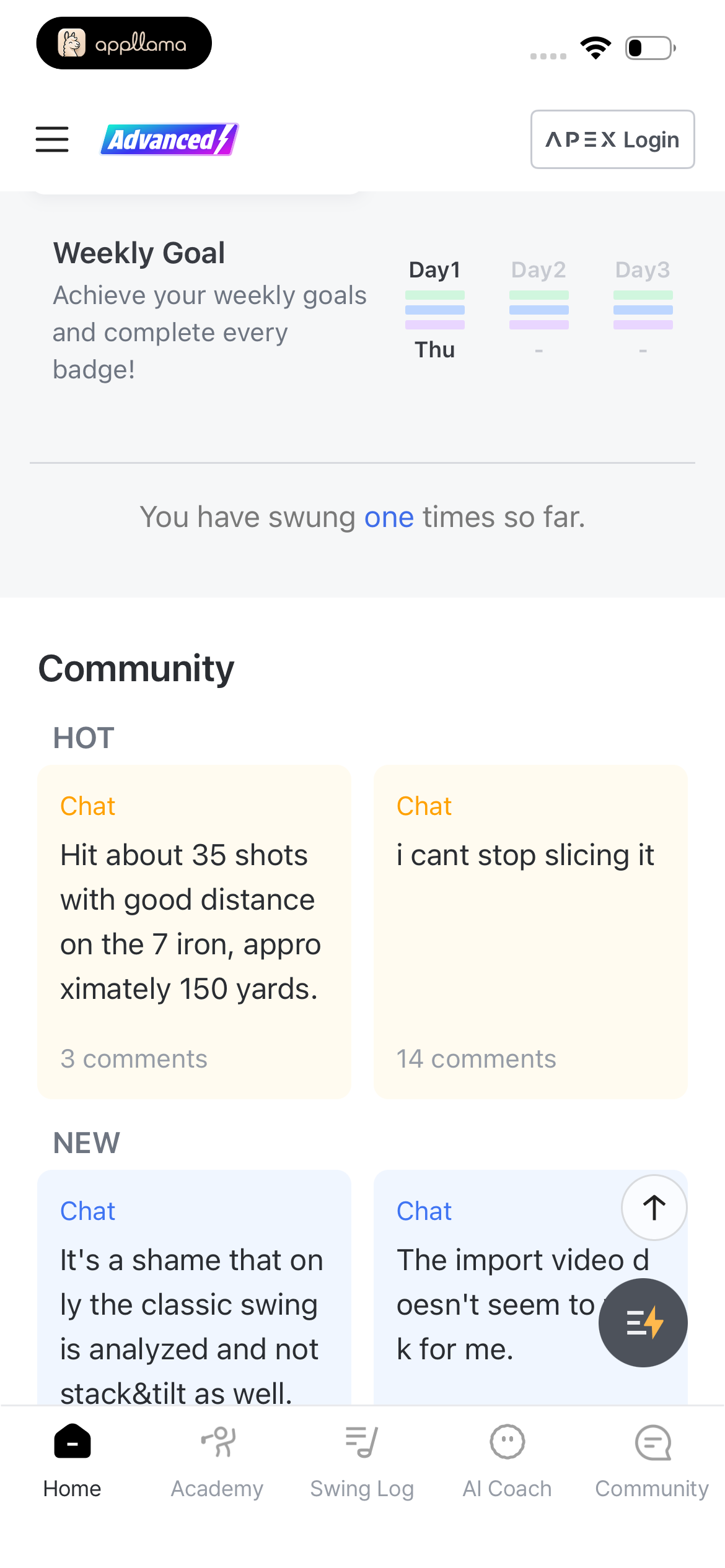 Home Community Feed