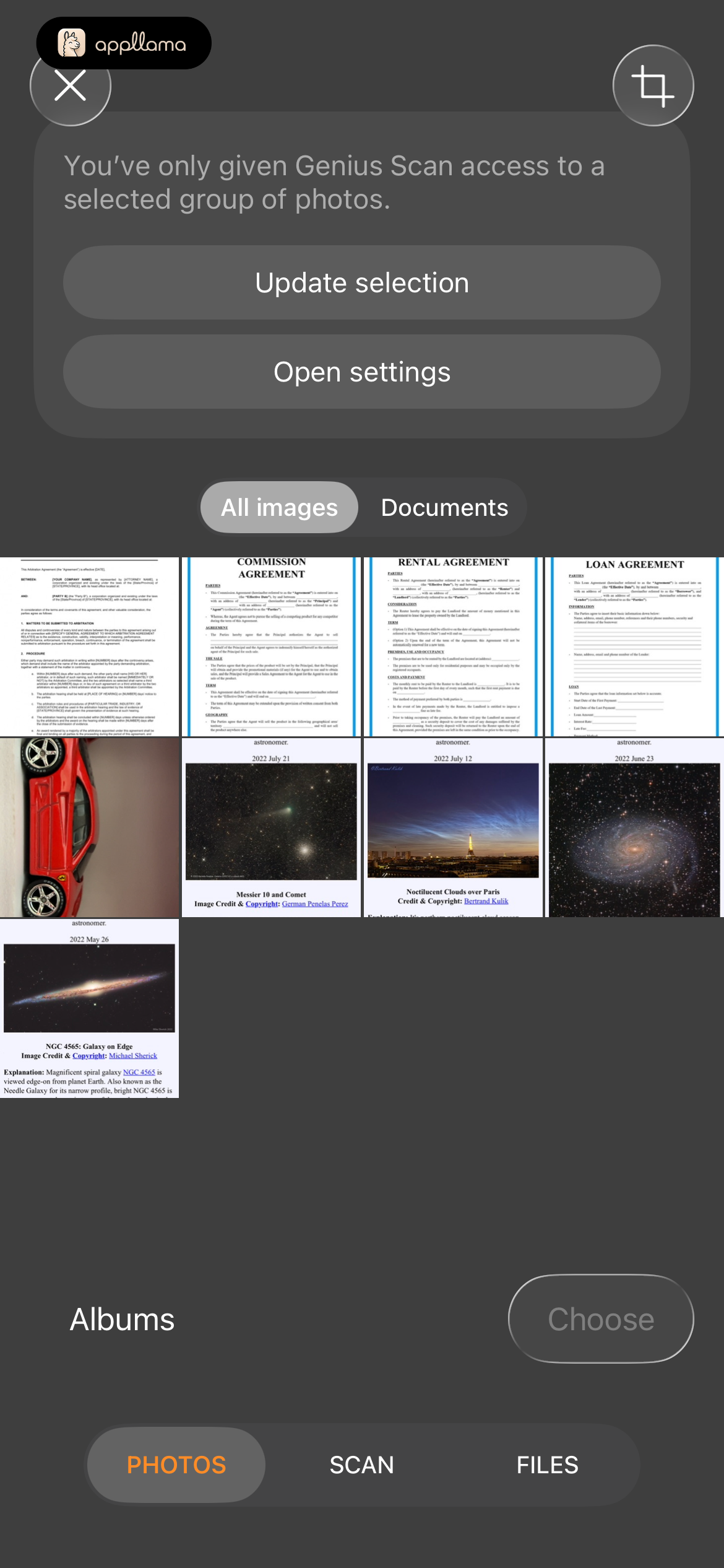 Photo Access Picker