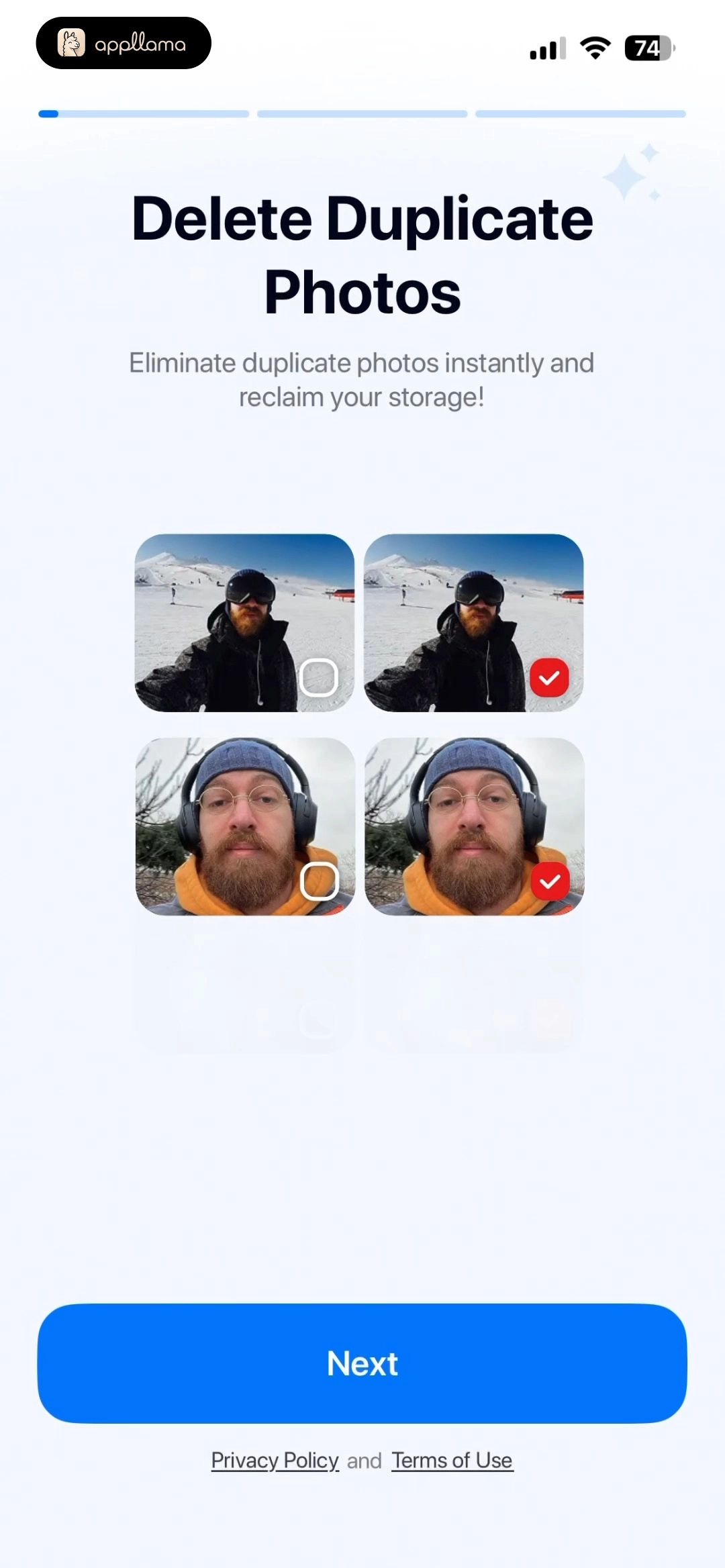 Duplicate Photo Selection