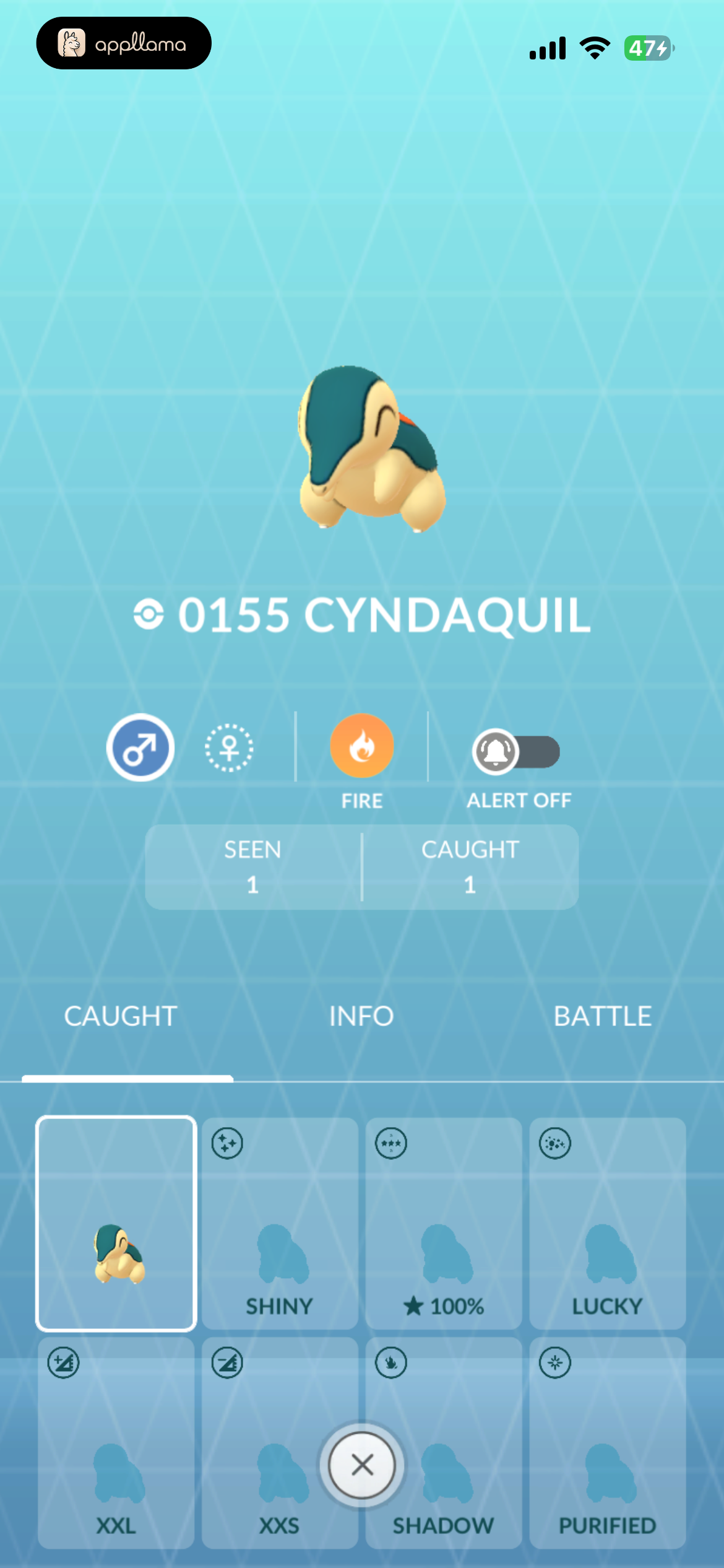 Cyndaquil Pokédex Entry
