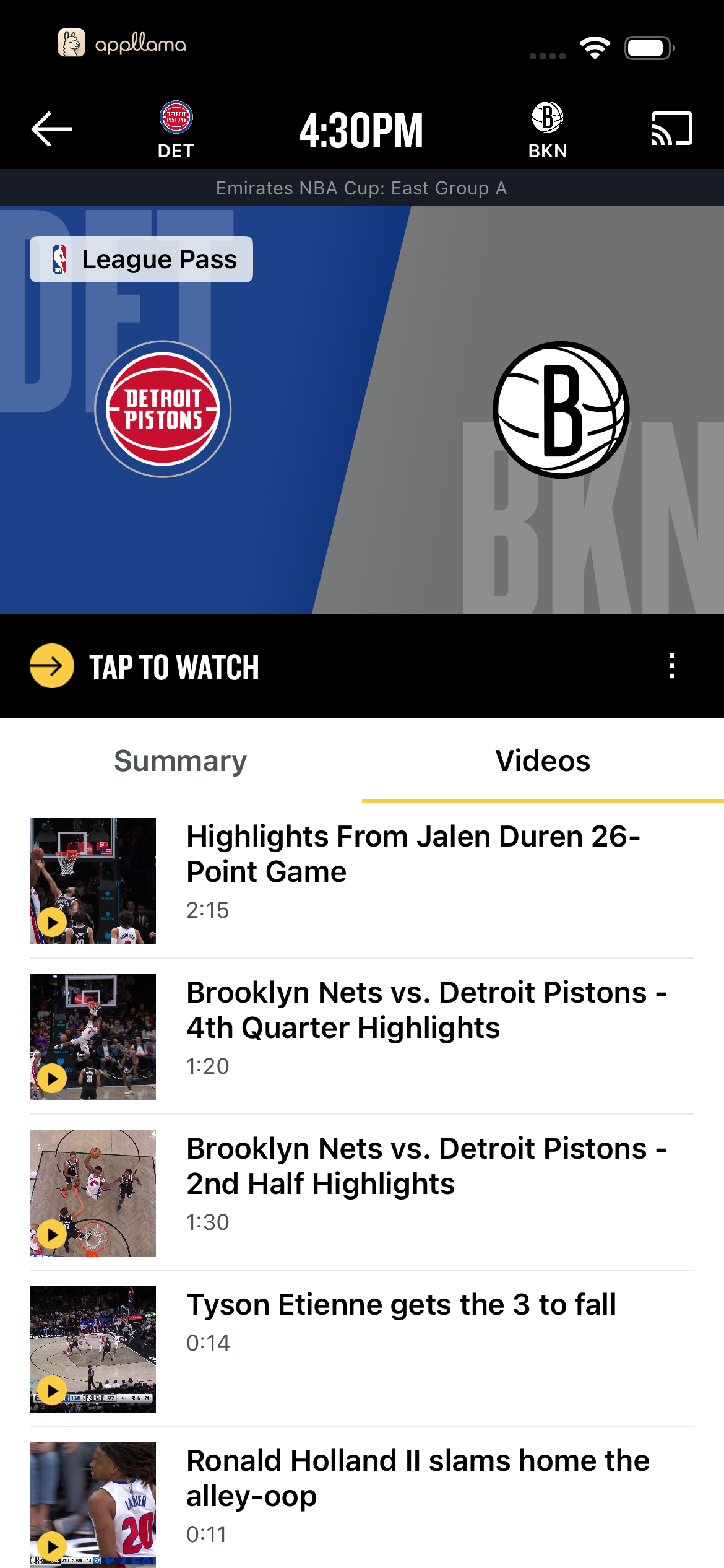 Game Videos