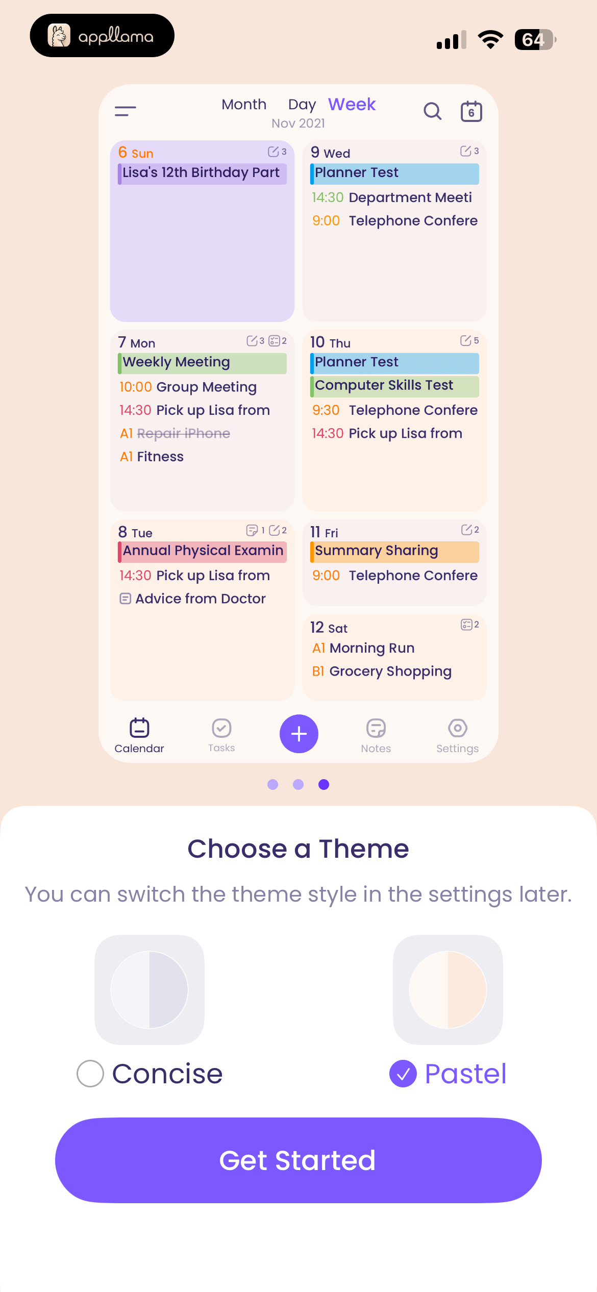 Theme Selection