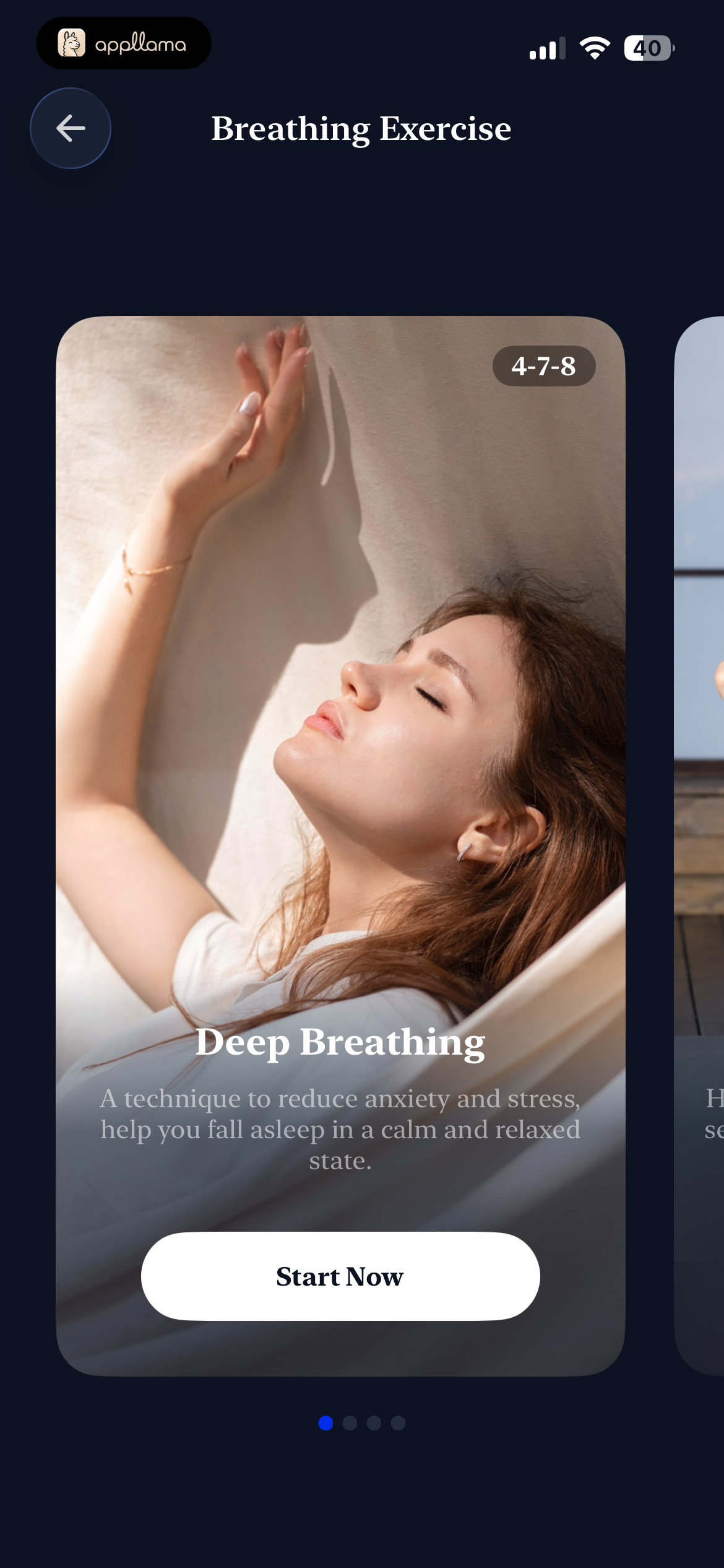 Deep Breathing Selector