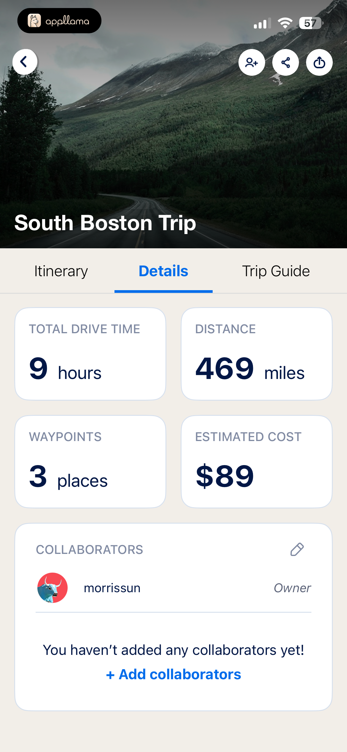 Trip Details