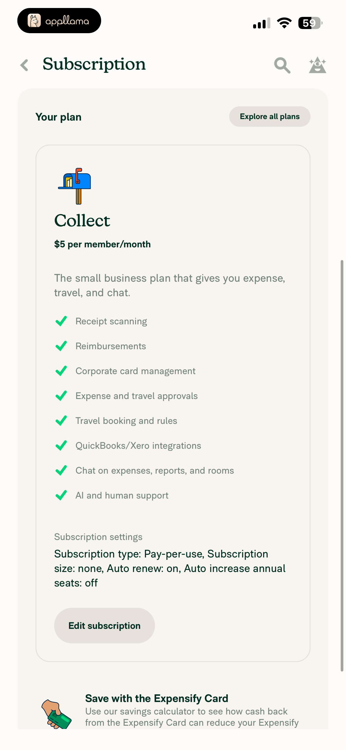 Collect Plan Details