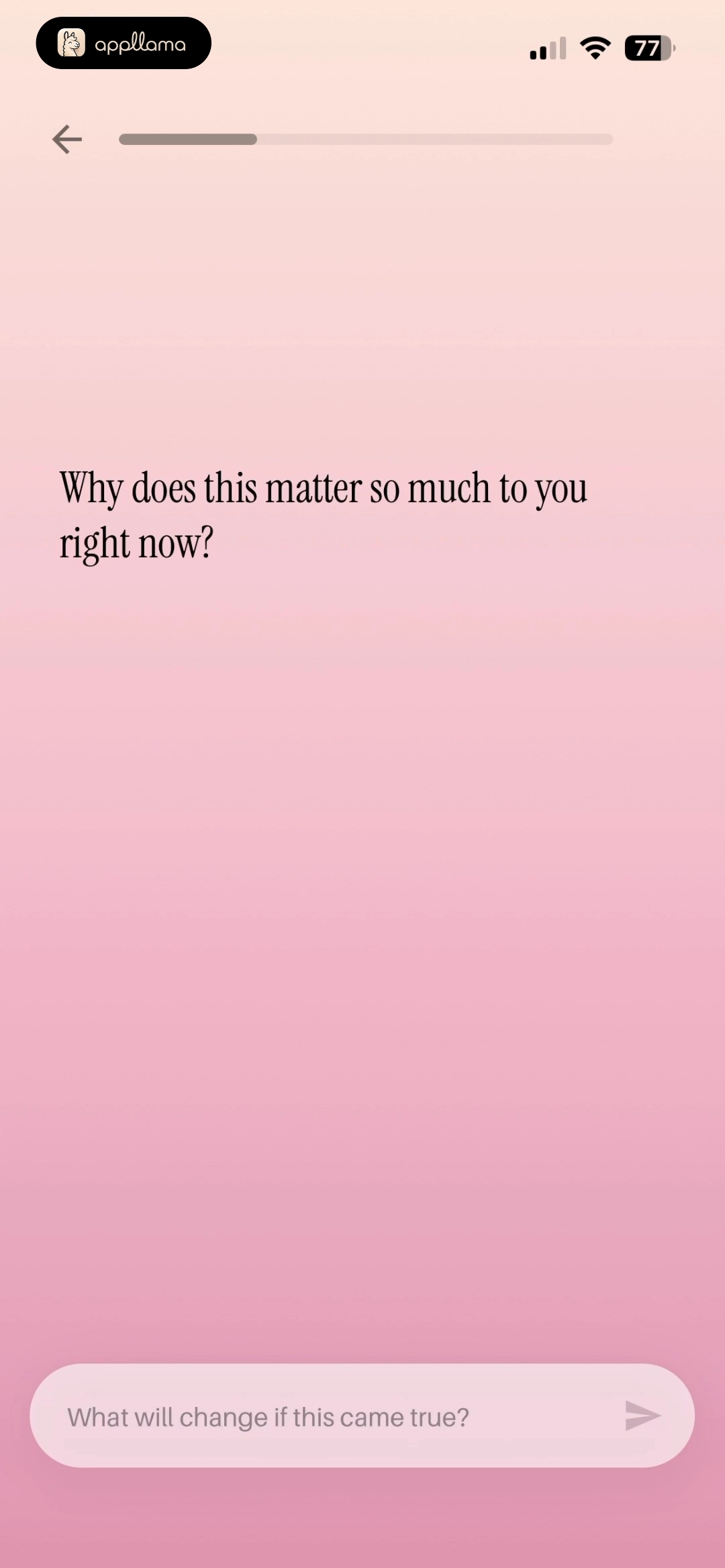 Goal Motivation Entry