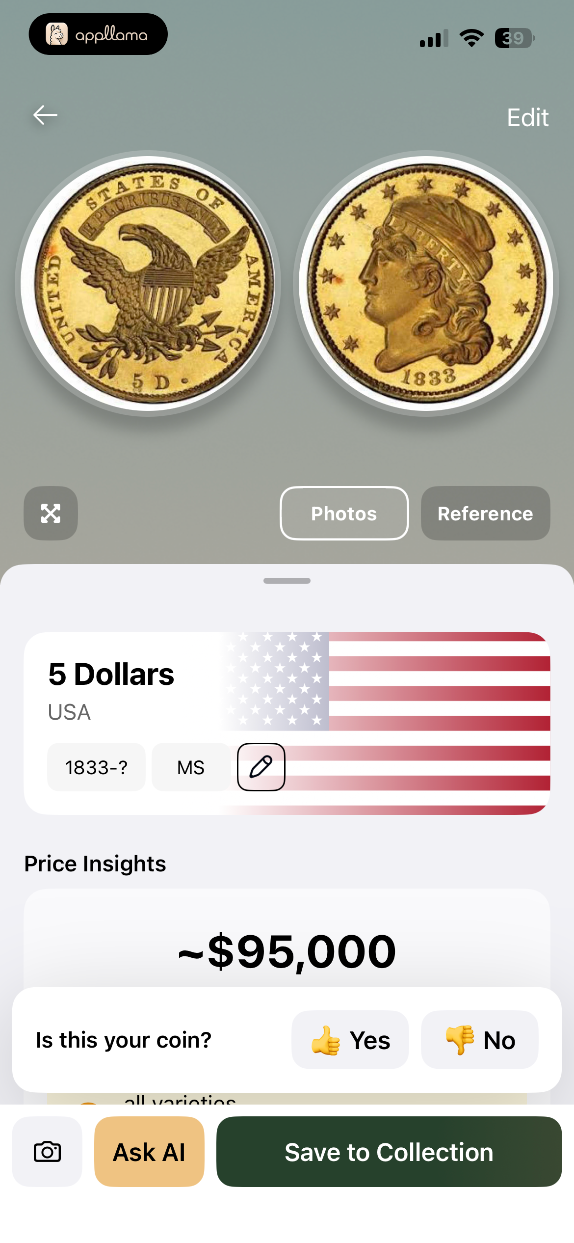 Coin Detail Overview