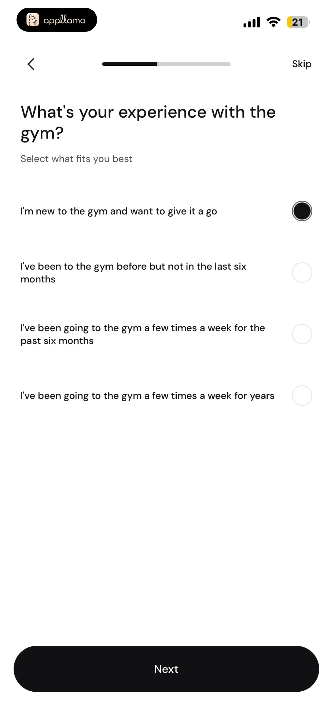 Gym Experience