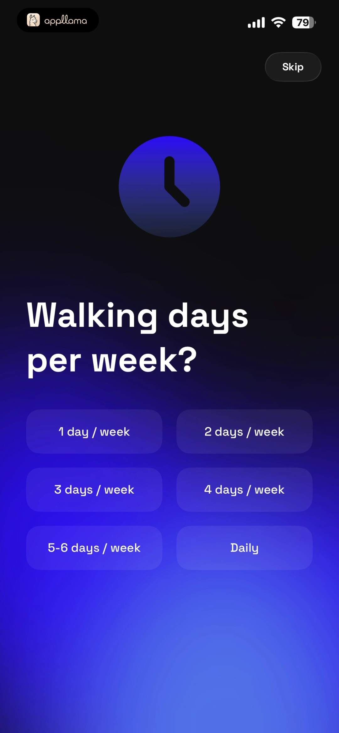 Walking Frequency