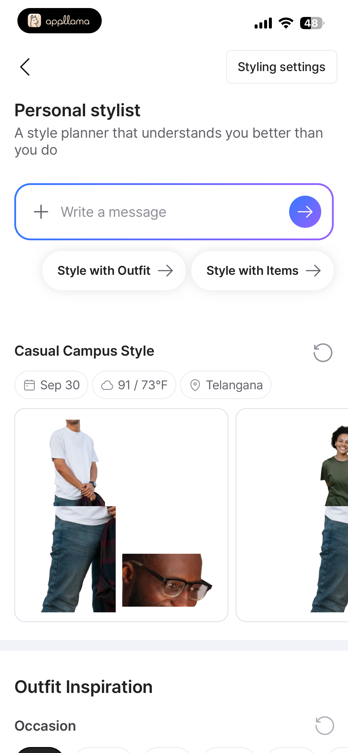 Personal Stylist Home