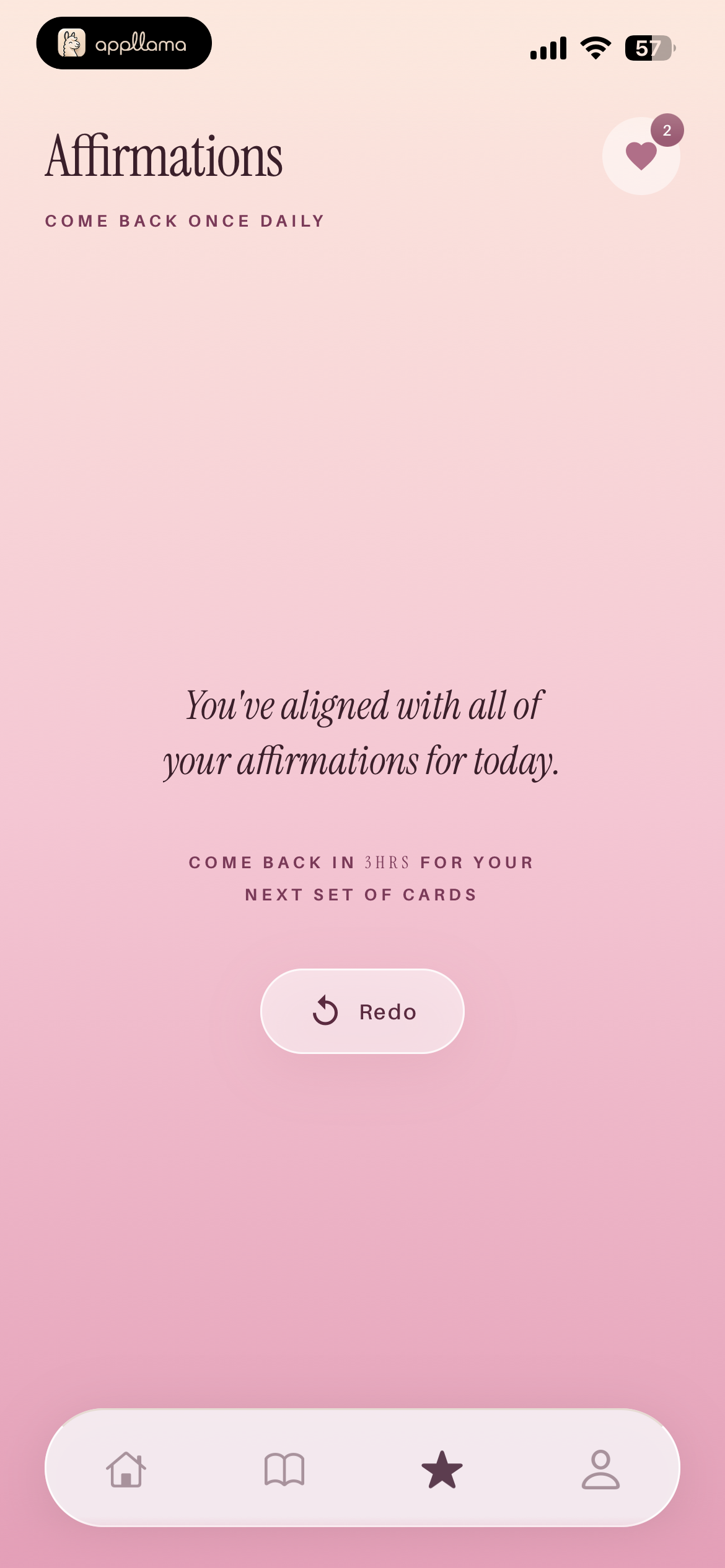 Affirmations Completed
