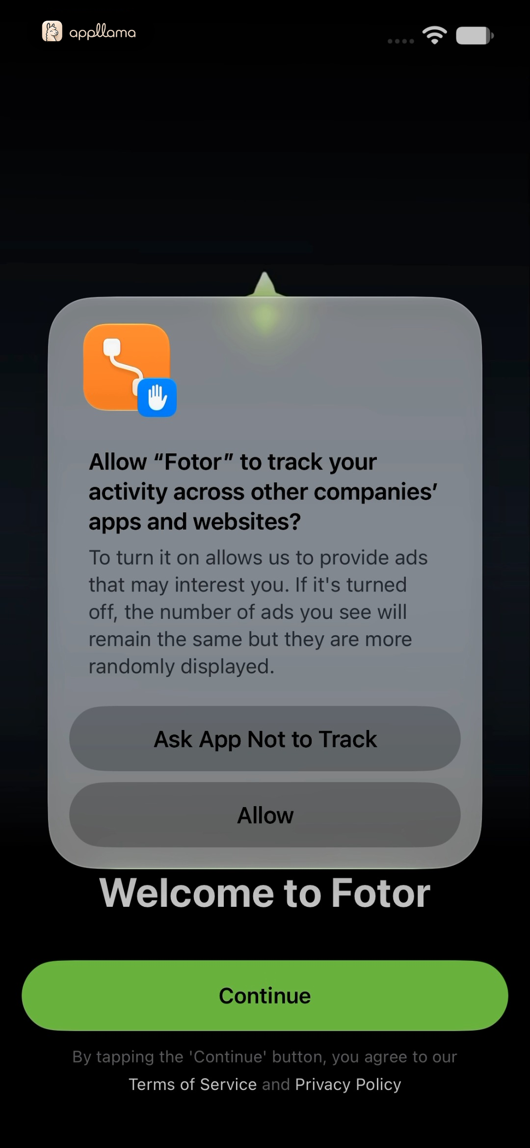 App Tracking Permission