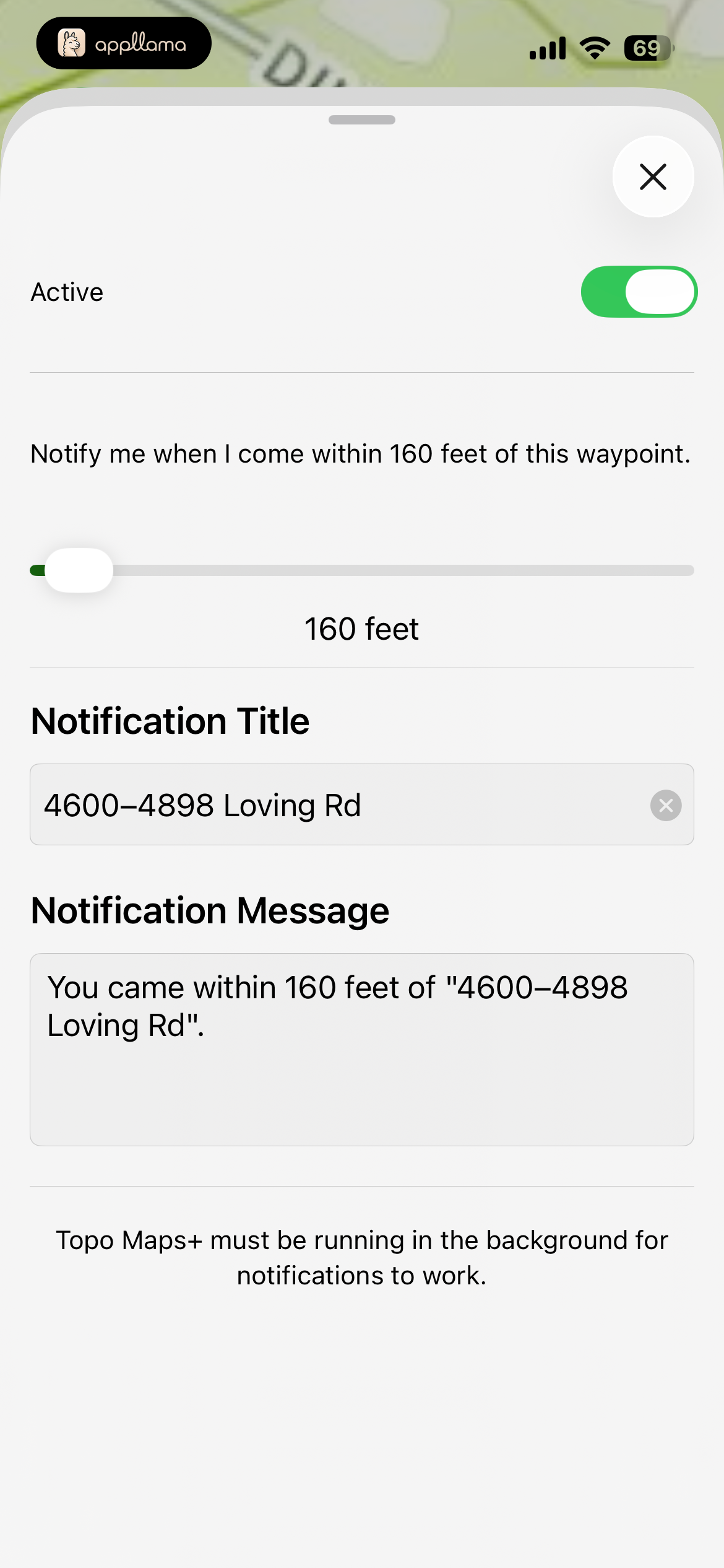 Notification Editor