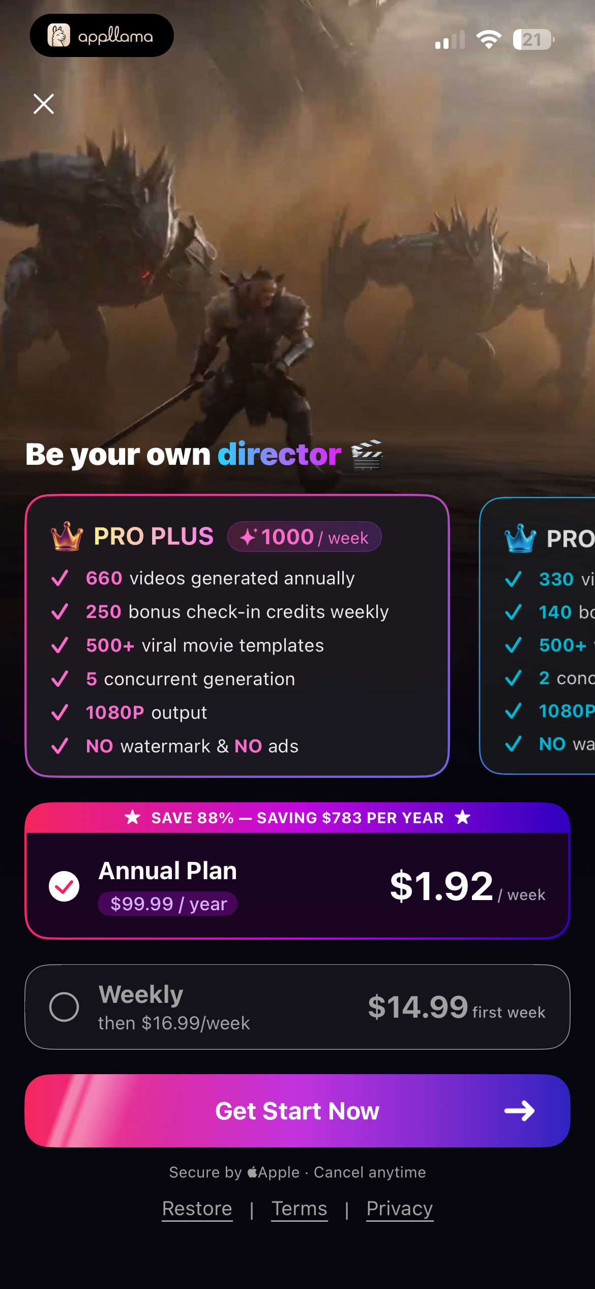 Pro Plus Paywall