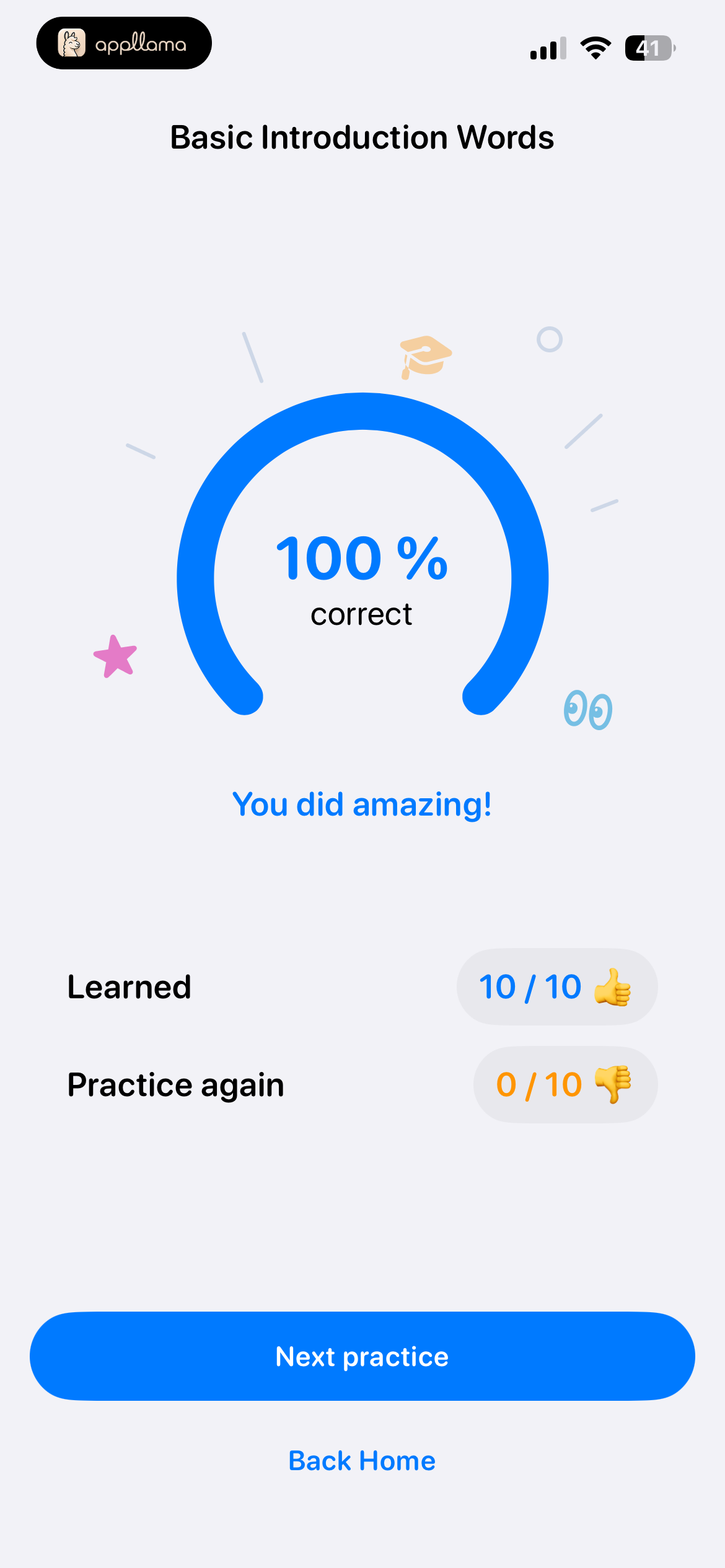 Lesson Results