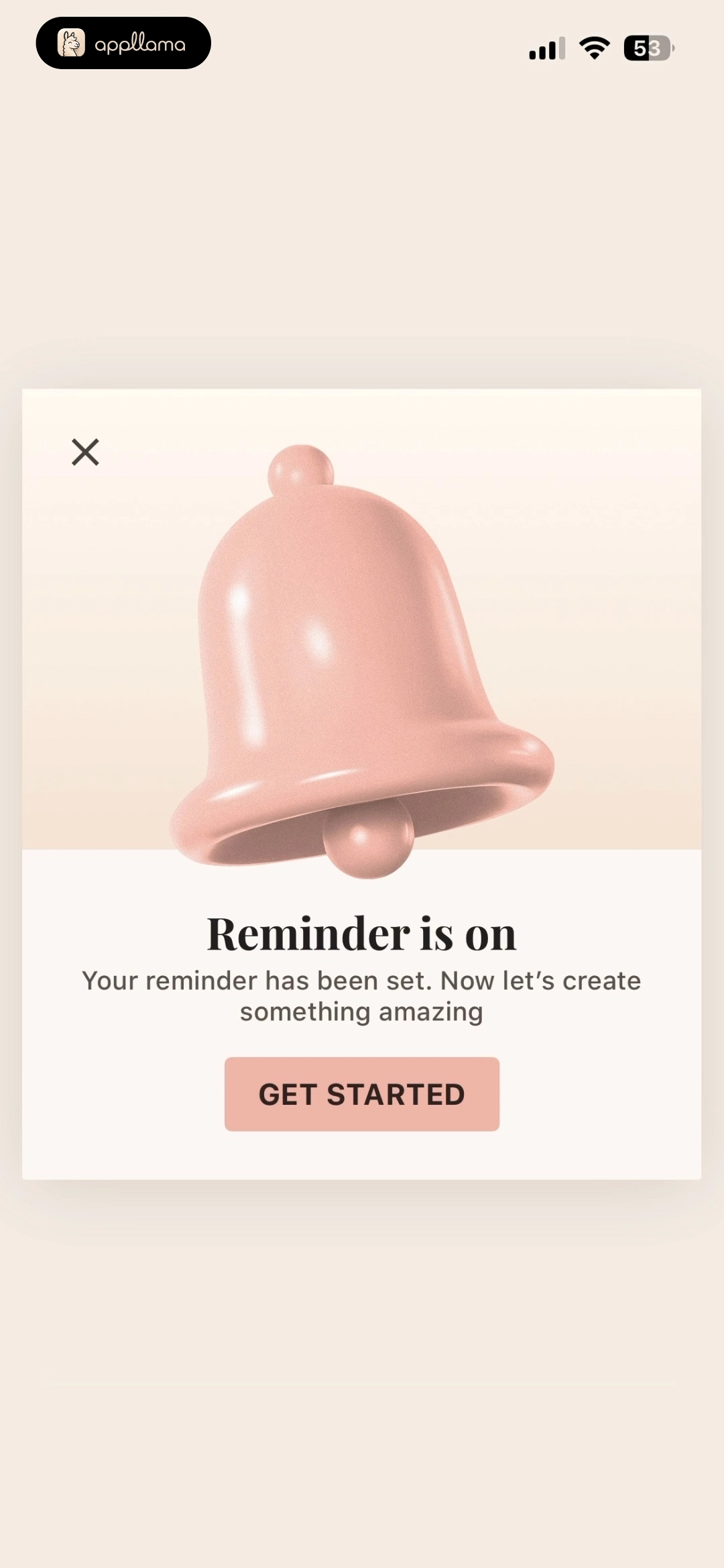 Reminder Confirmation