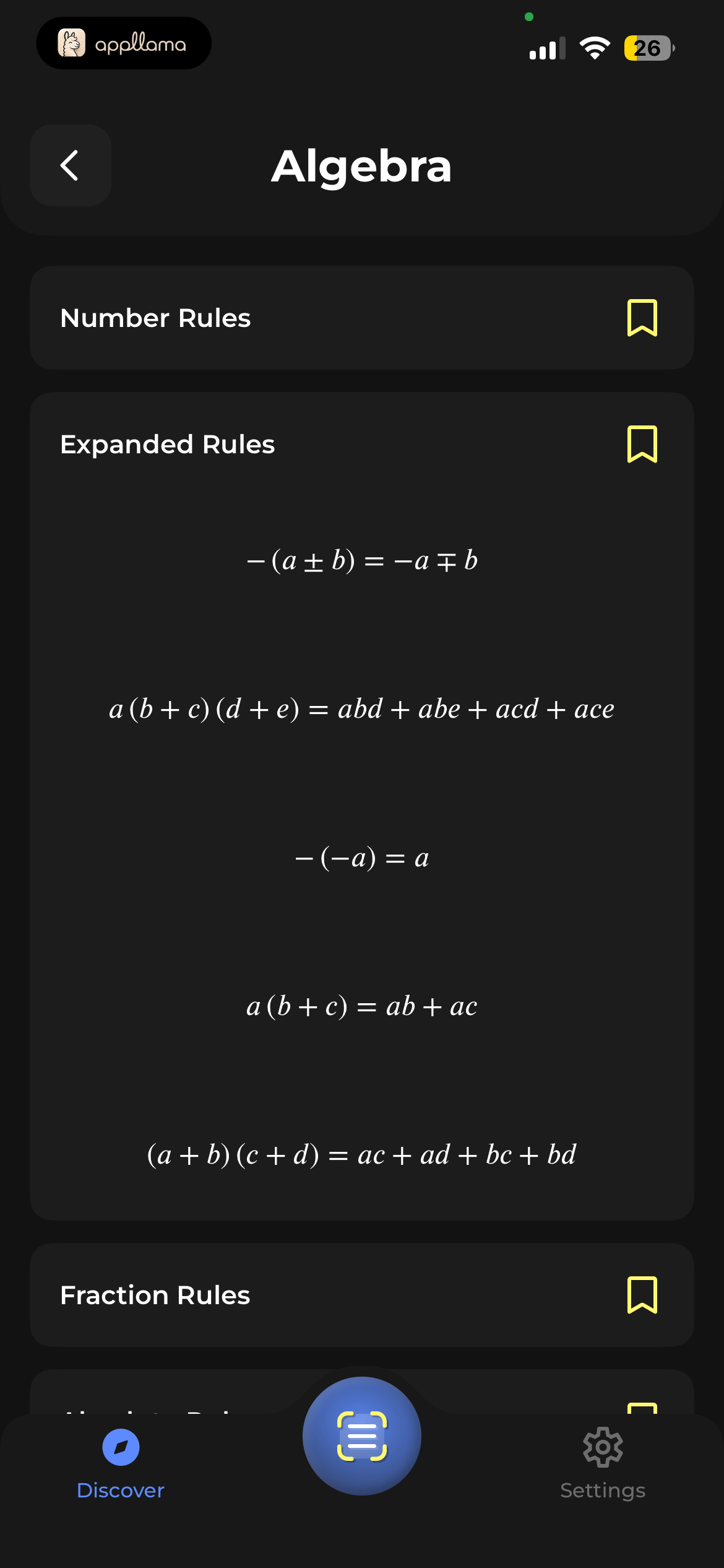 Algebra Expanded