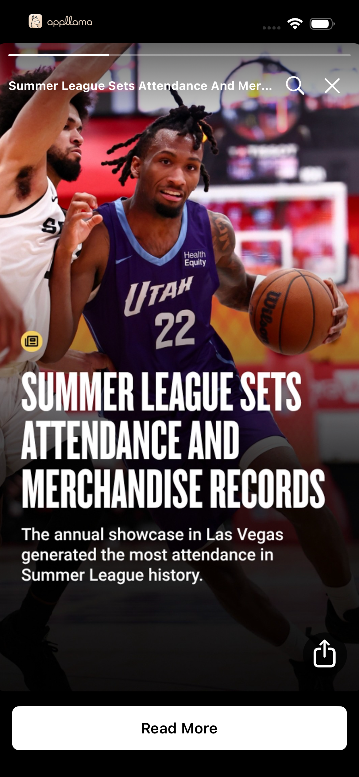 Summer League Story