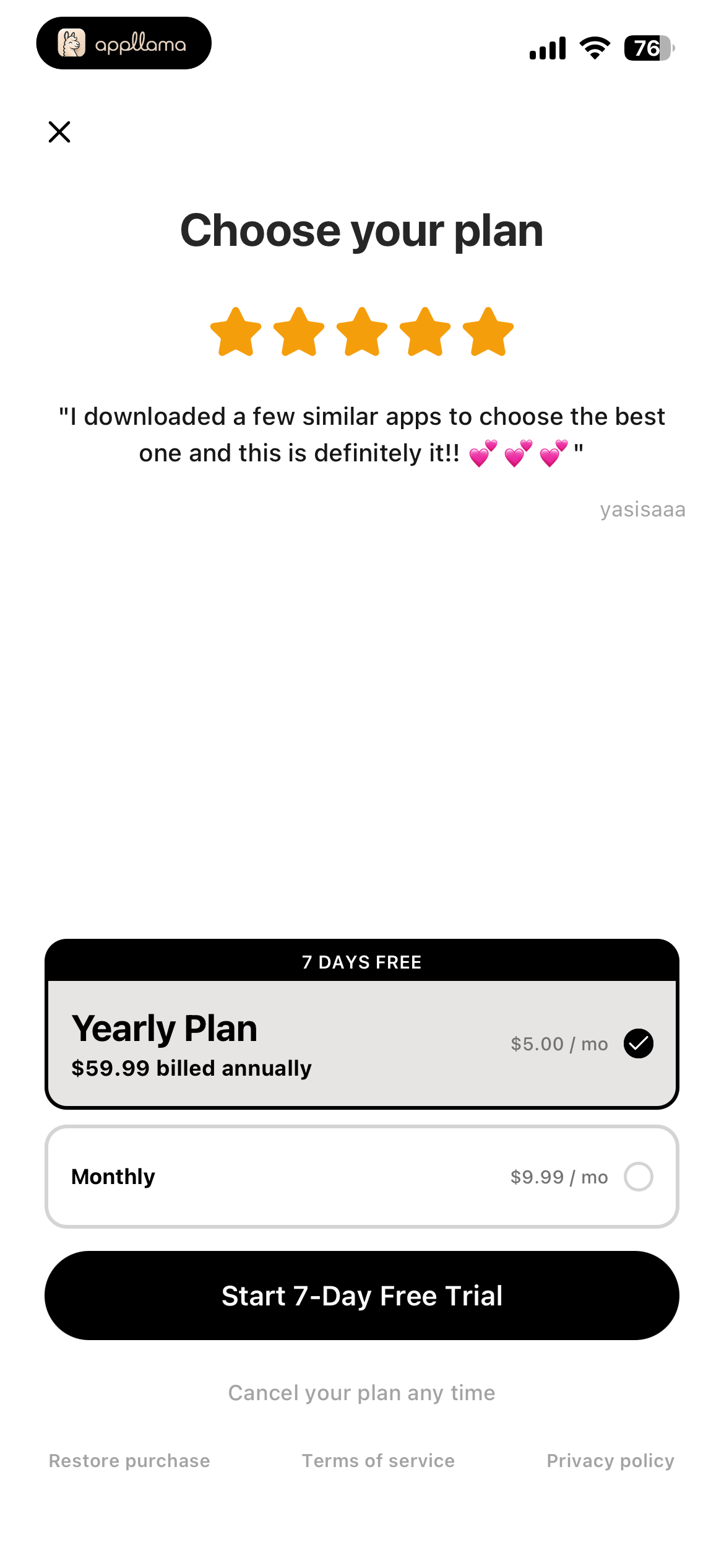 Subscription Plans