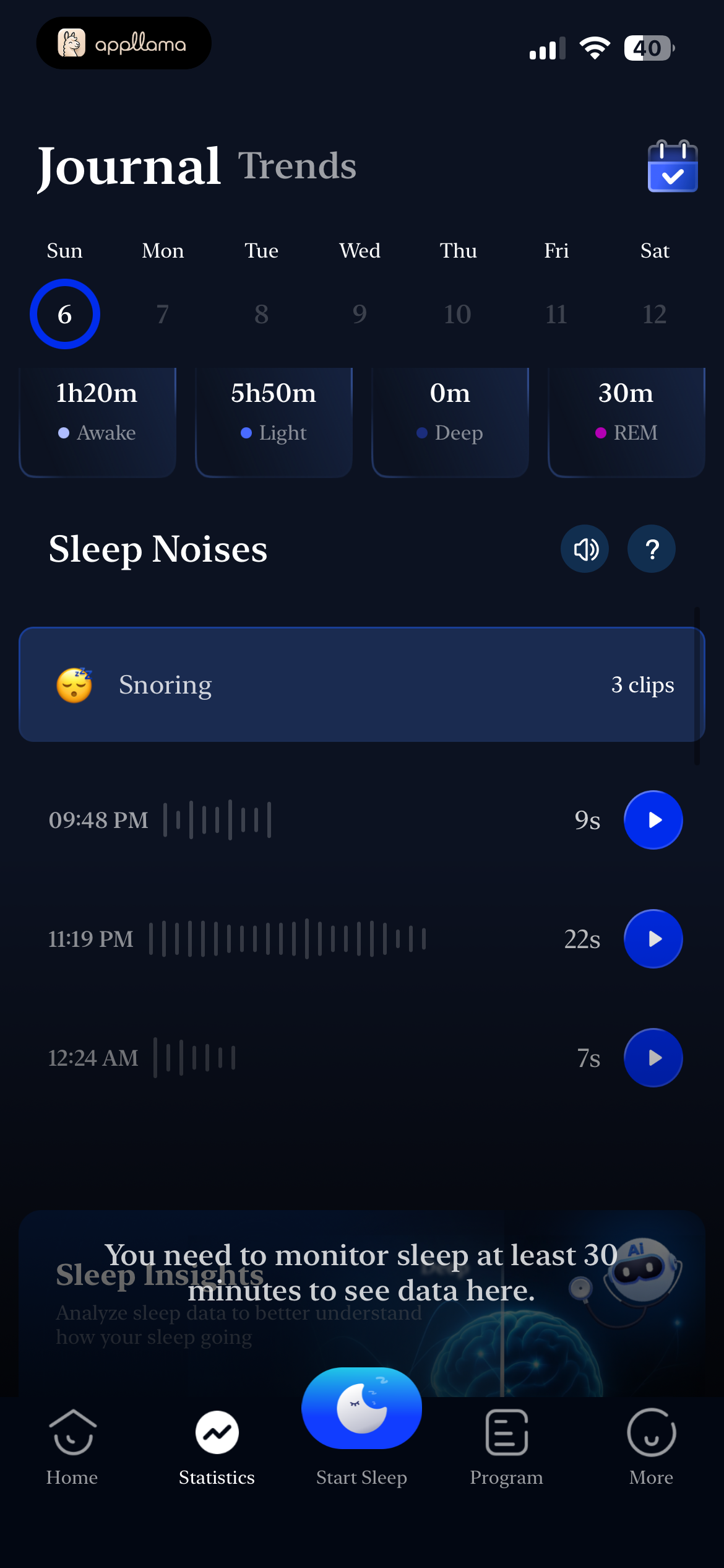 Sleep Noises