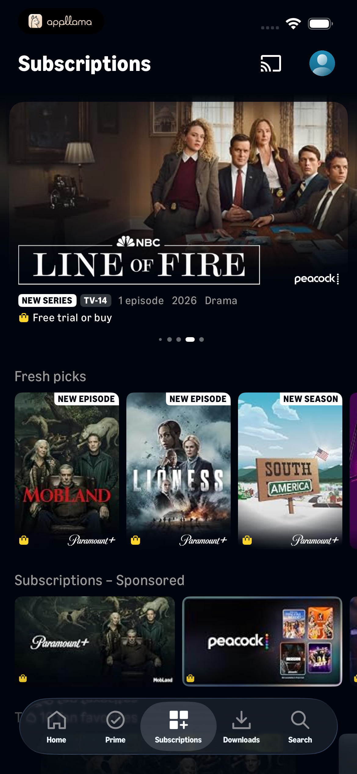 Subscriptions Home
