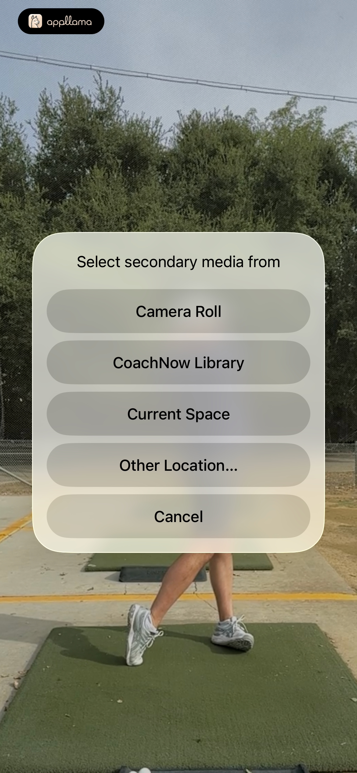 Secondary Media Picker