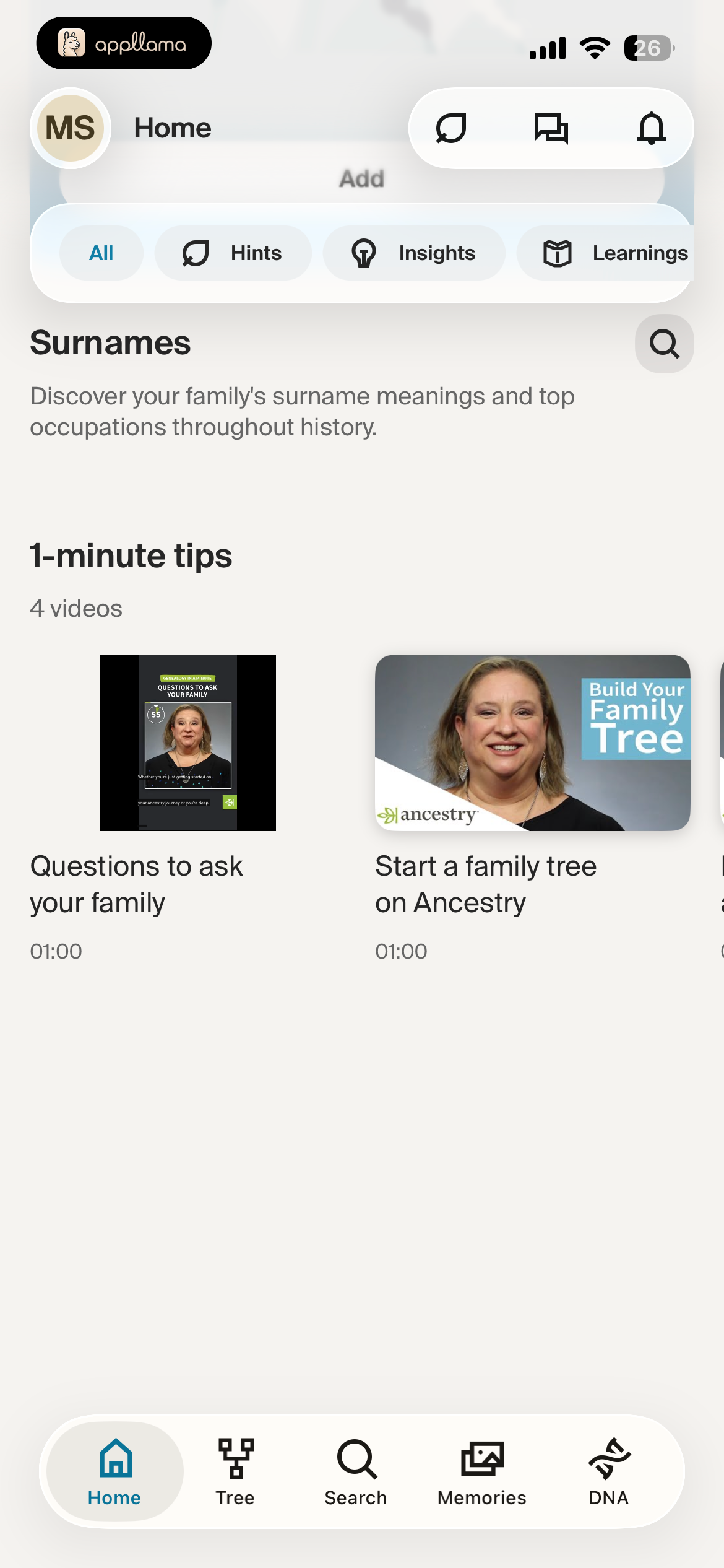 Home Summaries