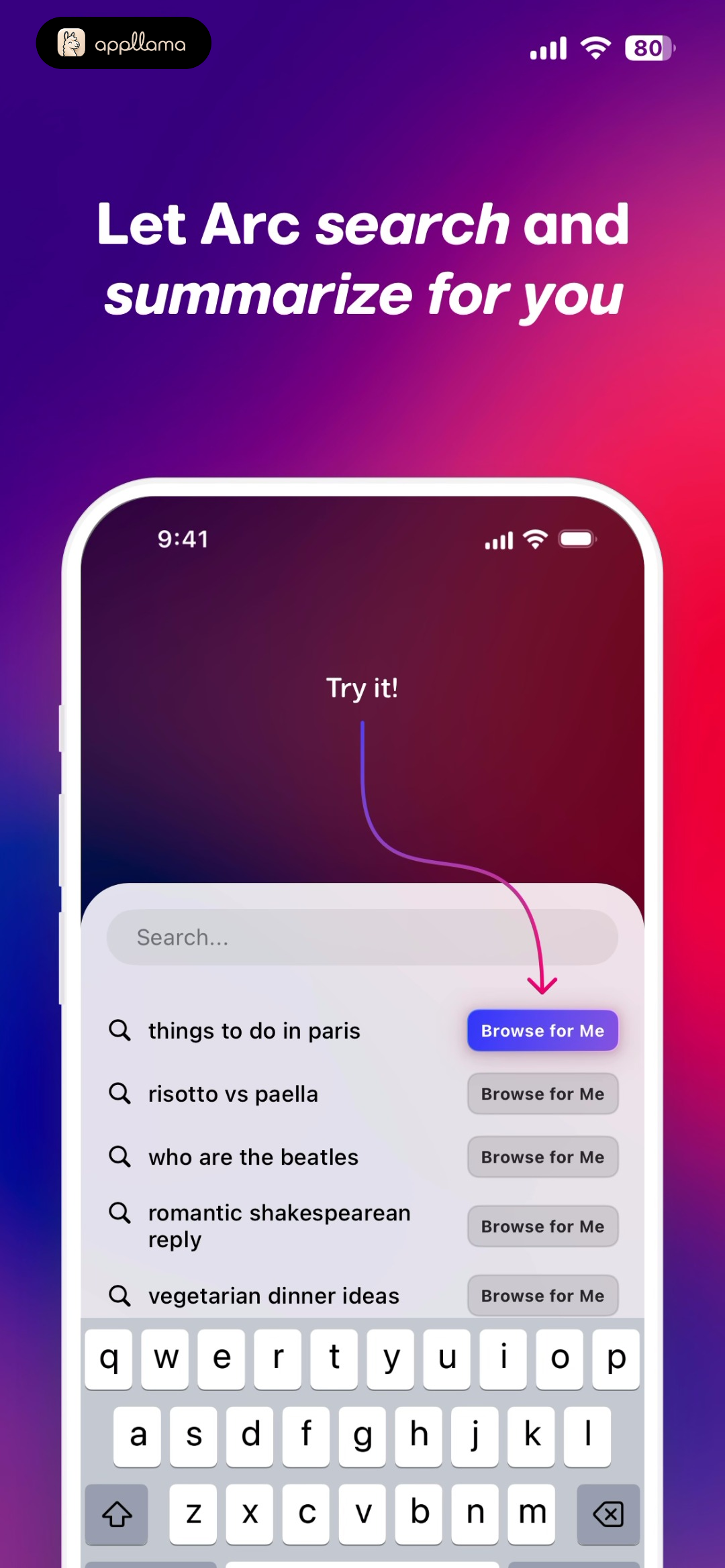 Browse for Me Tutorial