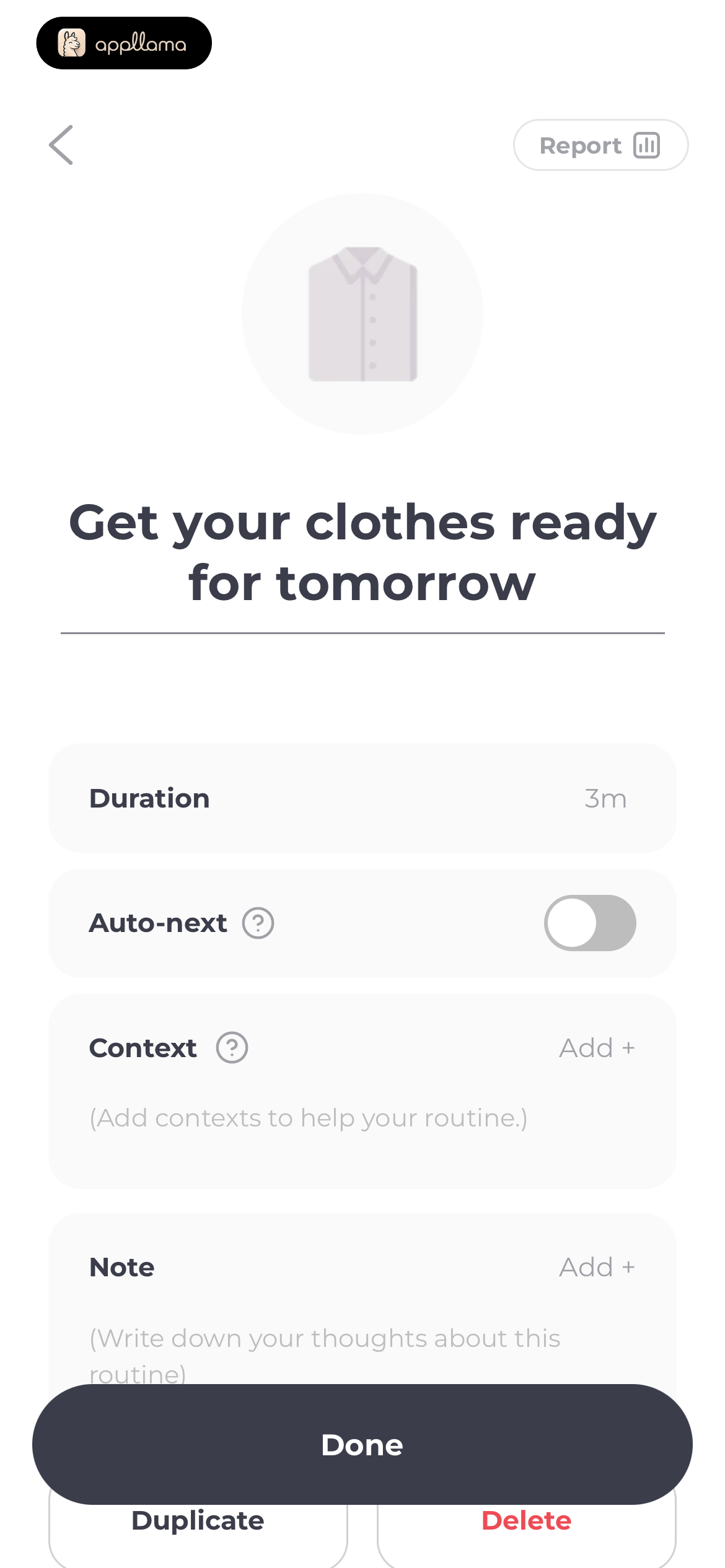 Task Settings