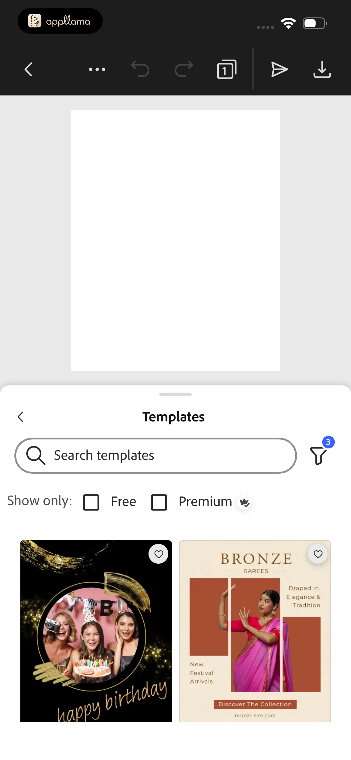 Editor Template Browser